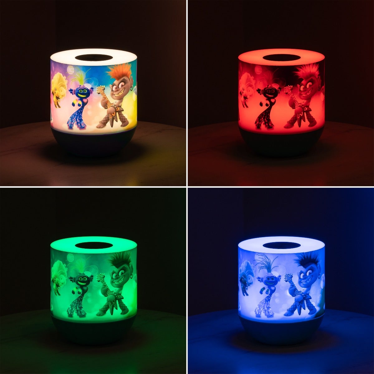 Universal Trolls World Tour Color Changing Tabletop LED Night Light, Purple