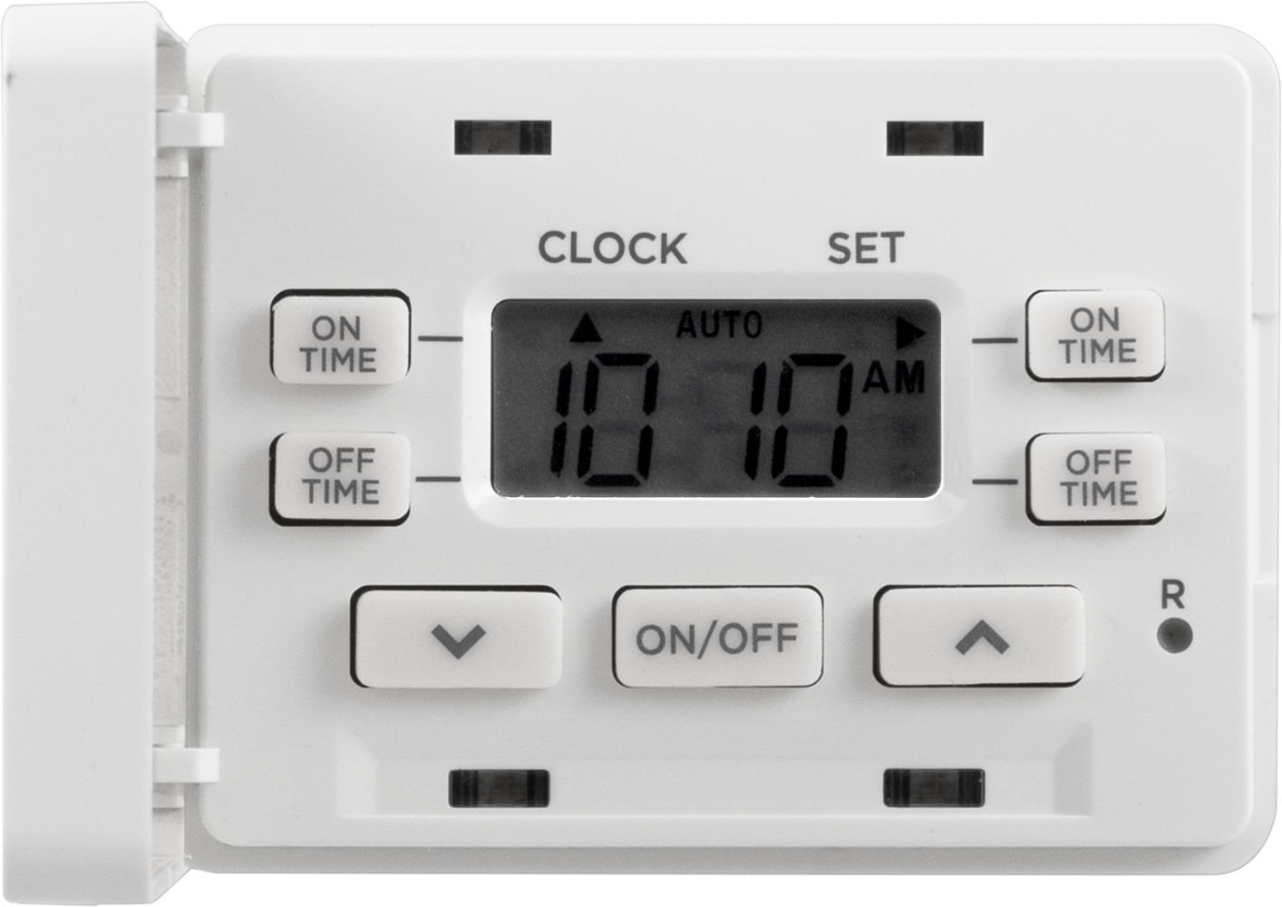 Philips Indoor Plug-In 1-Outlet Color Changing Snowflake Digital Timer, White