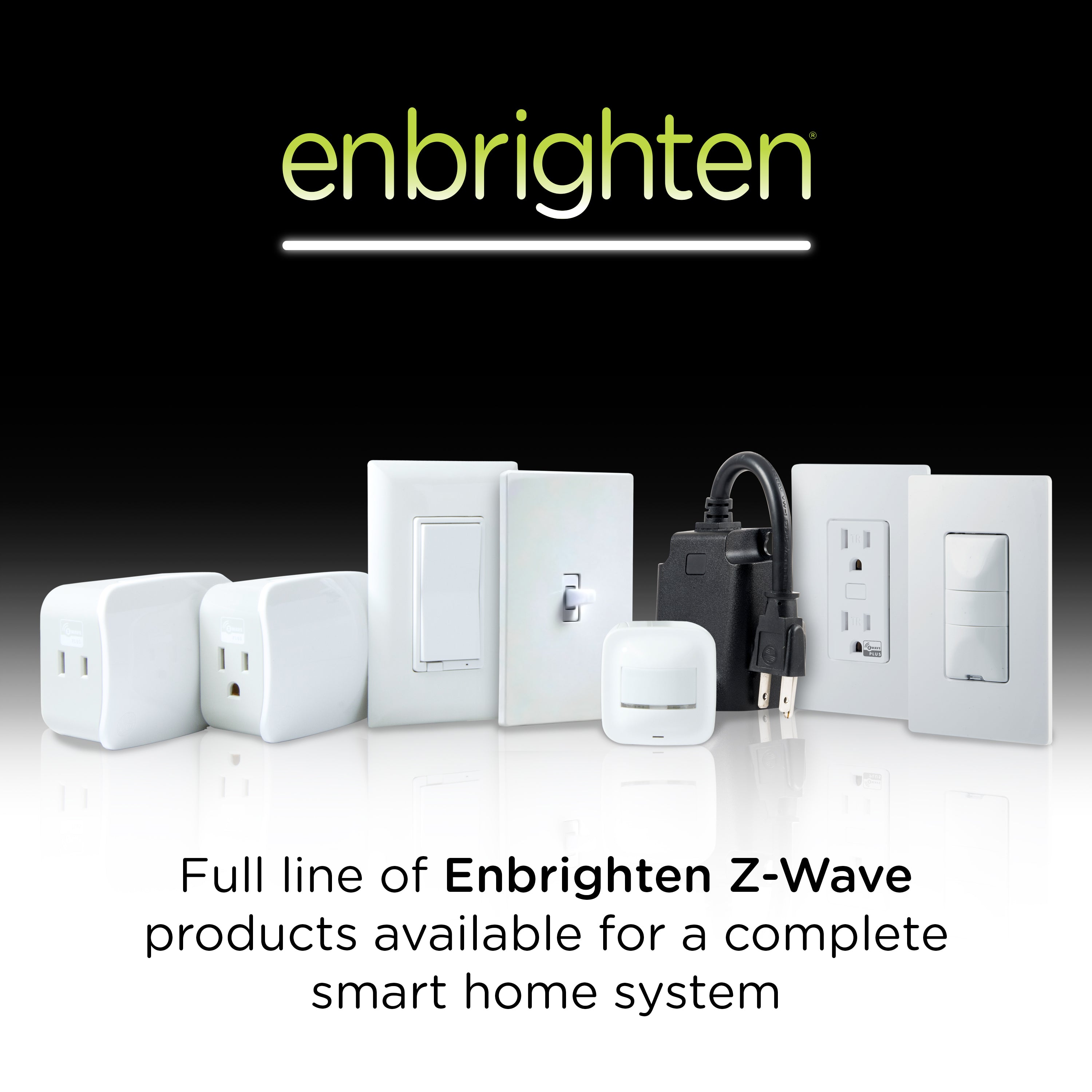 Enbrighten In-Wall Z-Wave Tamper-Resistant Smart Outlet