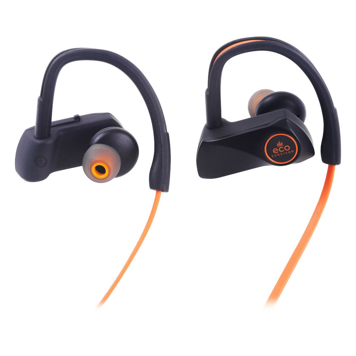 EcoSurvivor IPX7 Bluetooth Waterproof Earbuds, Black