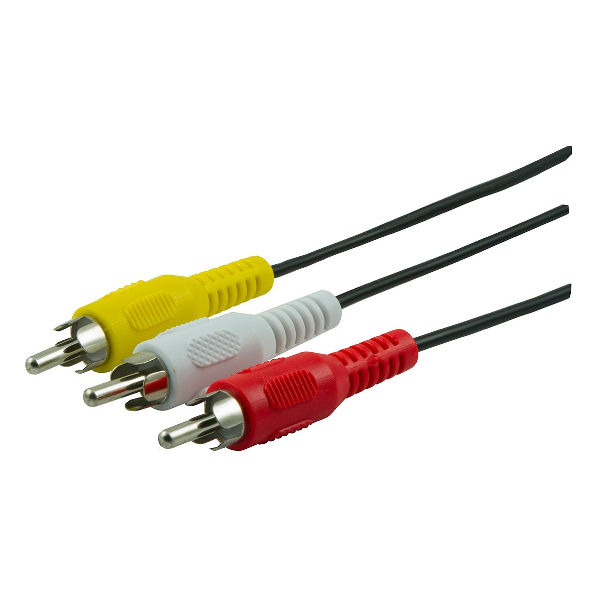 GE 12ft. Composite Audio/Video Cable with RCA-Type Connectors, Black