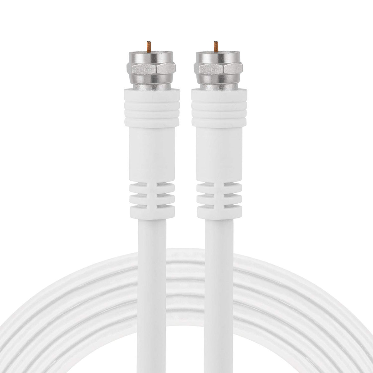GE-branded RG6 25ft. Coax Cable, White