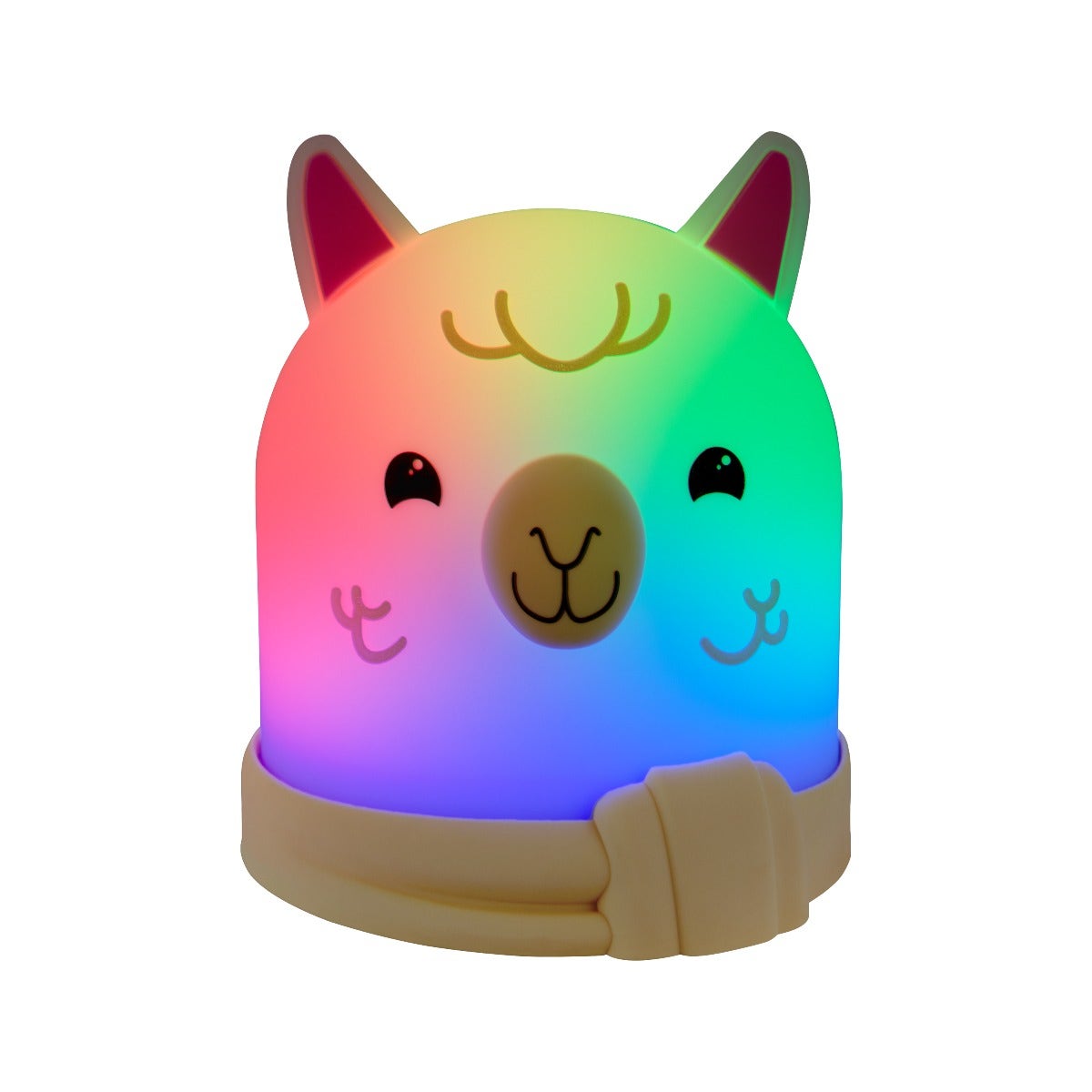 Lights by Night Llama Color Changing Tabletop LED Night Light, White