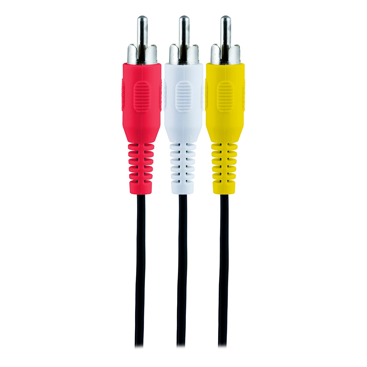 GE 12ft. Composite Audio/Video Cable with RCA-Type Connectors, Black