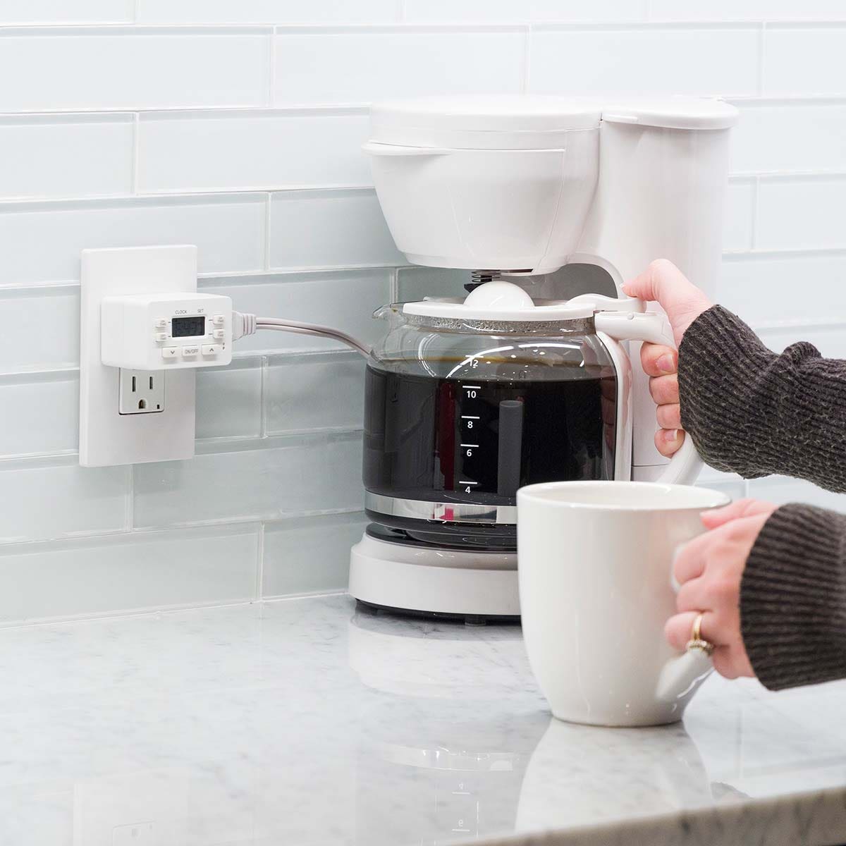 UltraPro Indoor Plug-In Single-Outlet Digital Timer, 2 pack, White