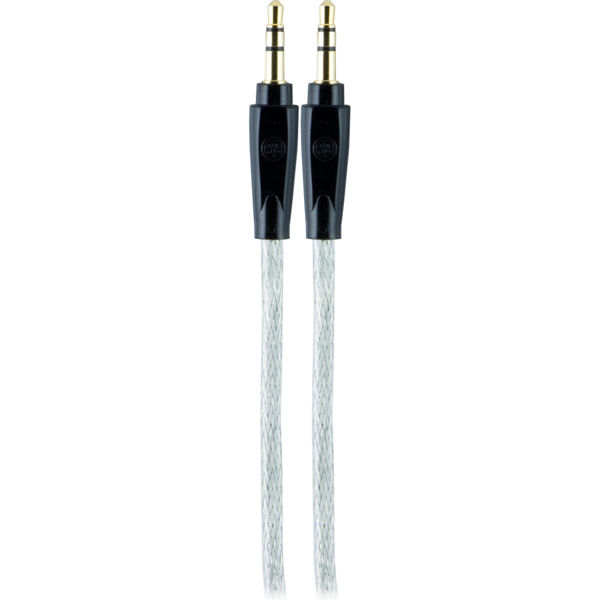 GE 12ft. 3.5mm Auxiliary Audio Cable, Silver