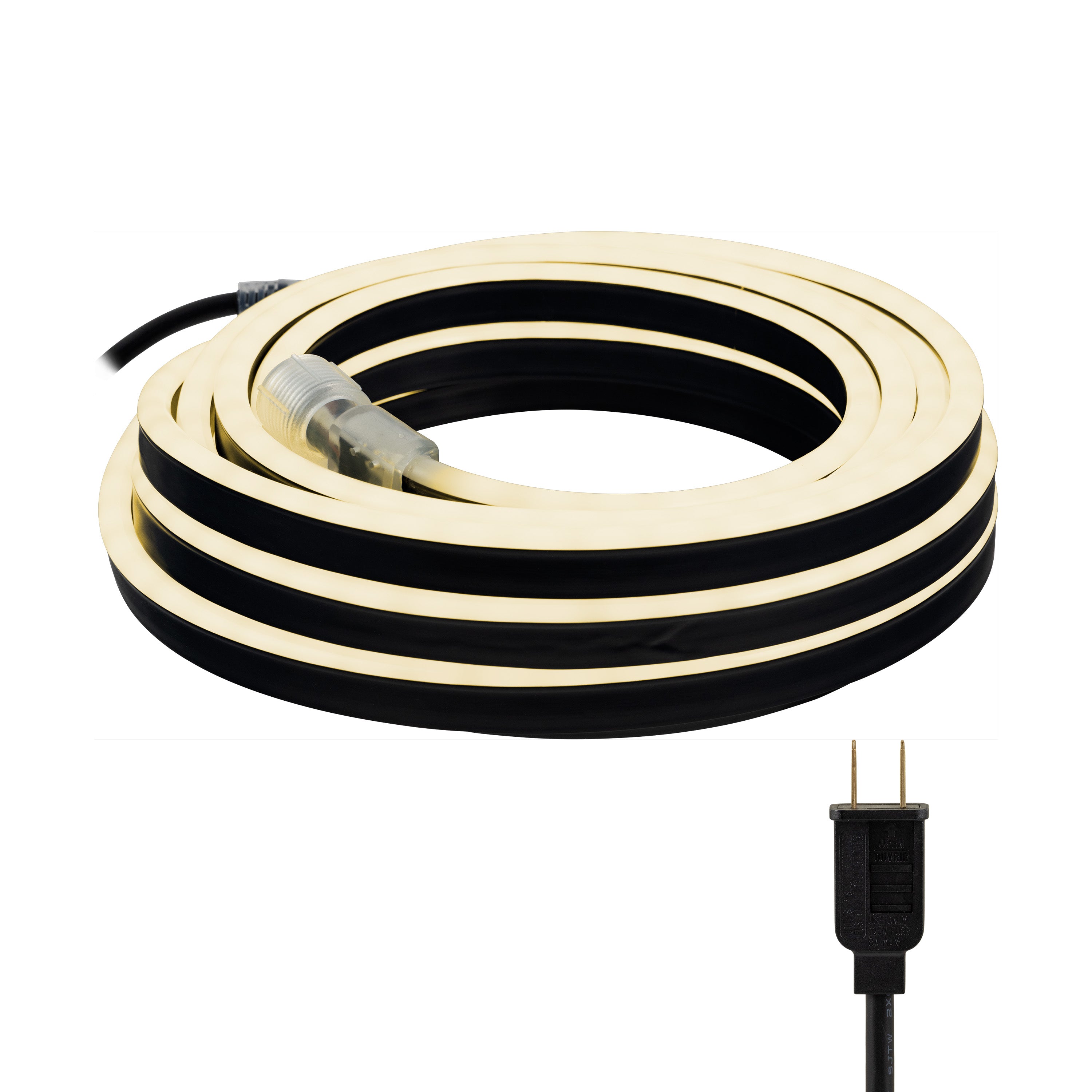 UltraPro Escape LED High Voltage Flex Light, 24ft., Black