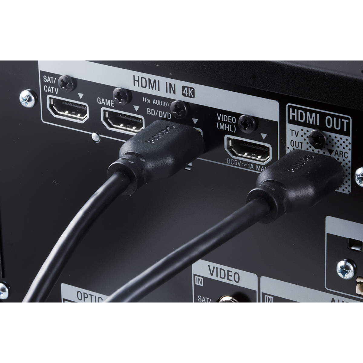 Philips 6 ft. HDMI Cable with Ethernet, Black