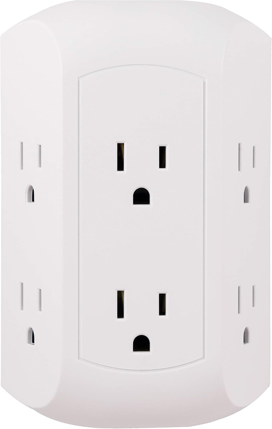 GE Pro Side-Access Surge Protector, White