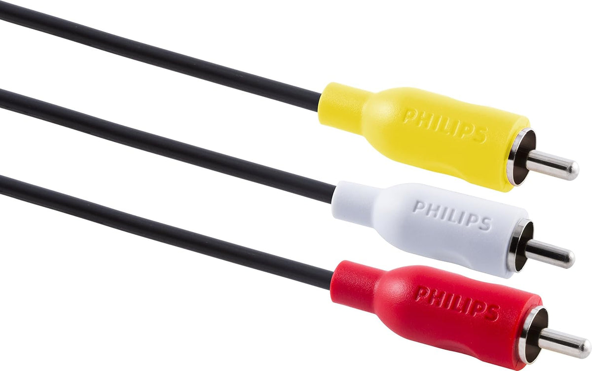Philips 6 ft. Composite Audio/Video Cable, 2 Pack