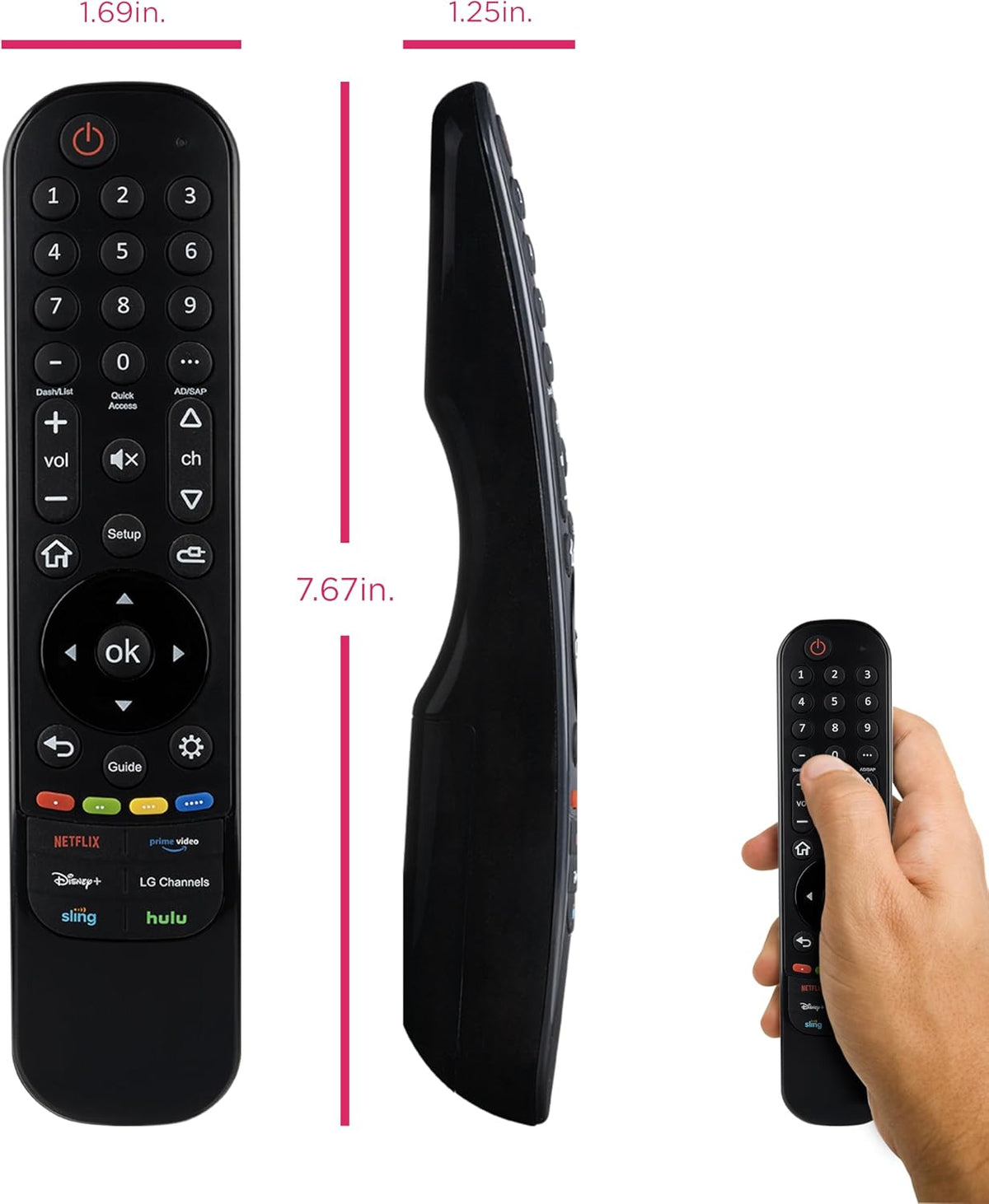 GE-branded LG TV Replacement Remote