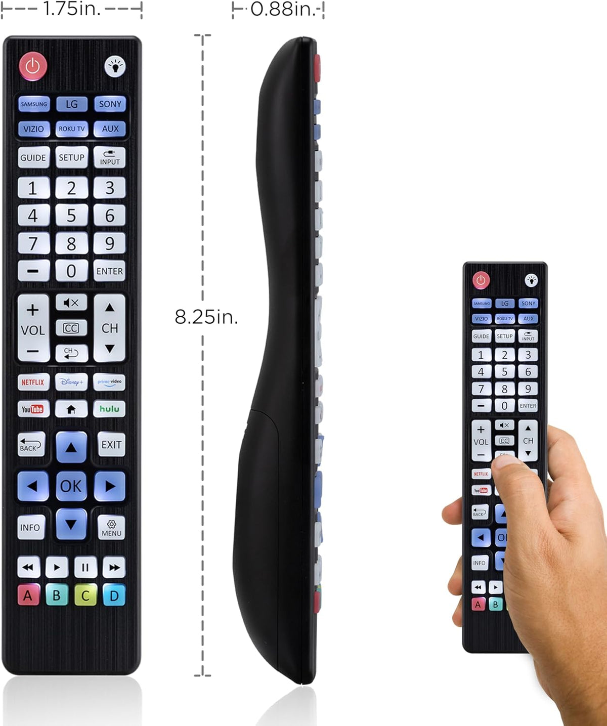 UltraPro One-Touch Replacement Remote, 2-Device, Backlit