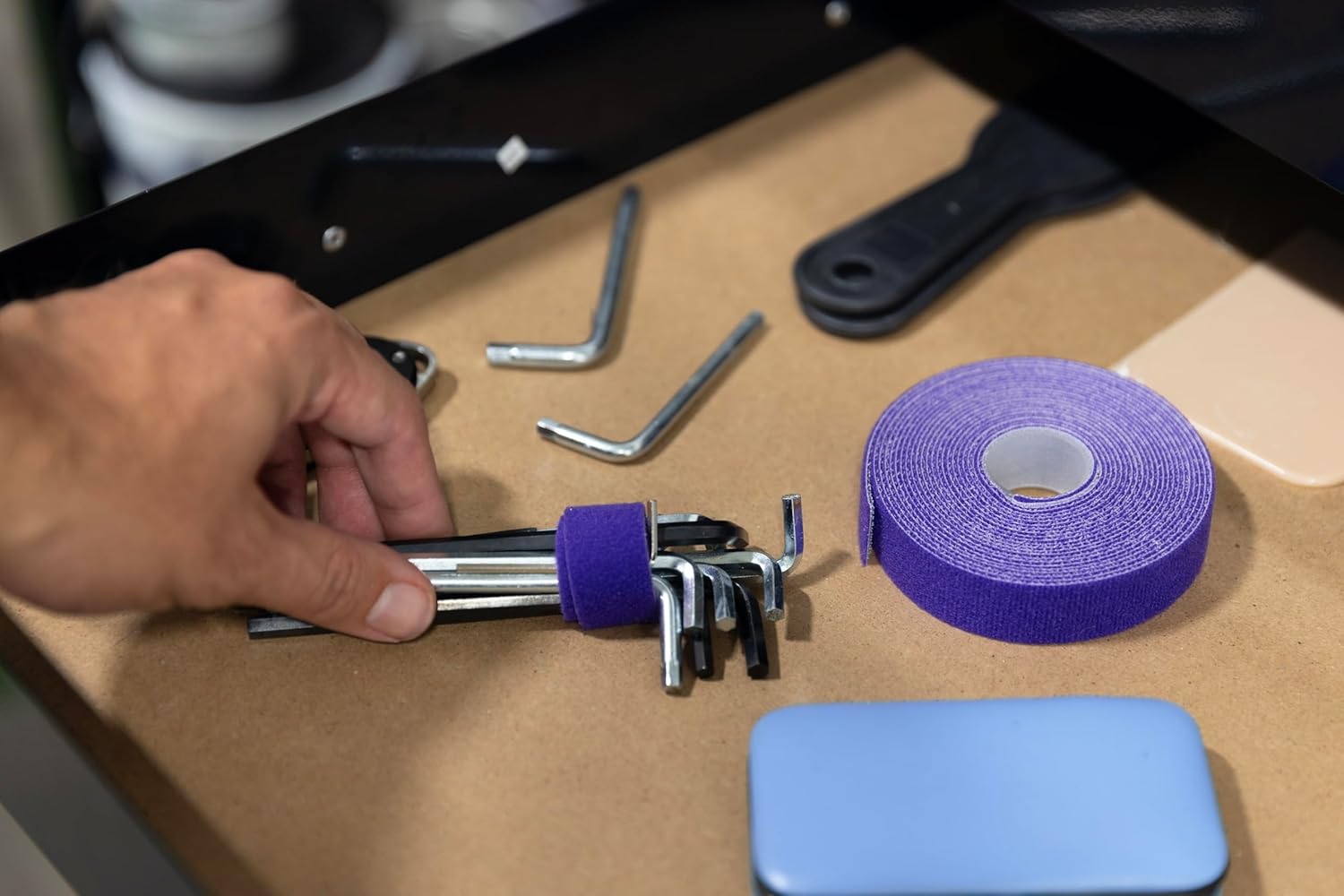 Power Gear Hook-and-Loop Spool 15ft., Assorted Colors