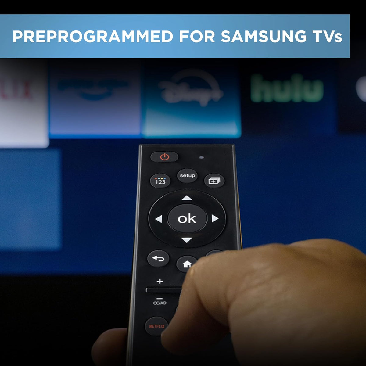 UltraPro Samsung Replacement Remote, Black