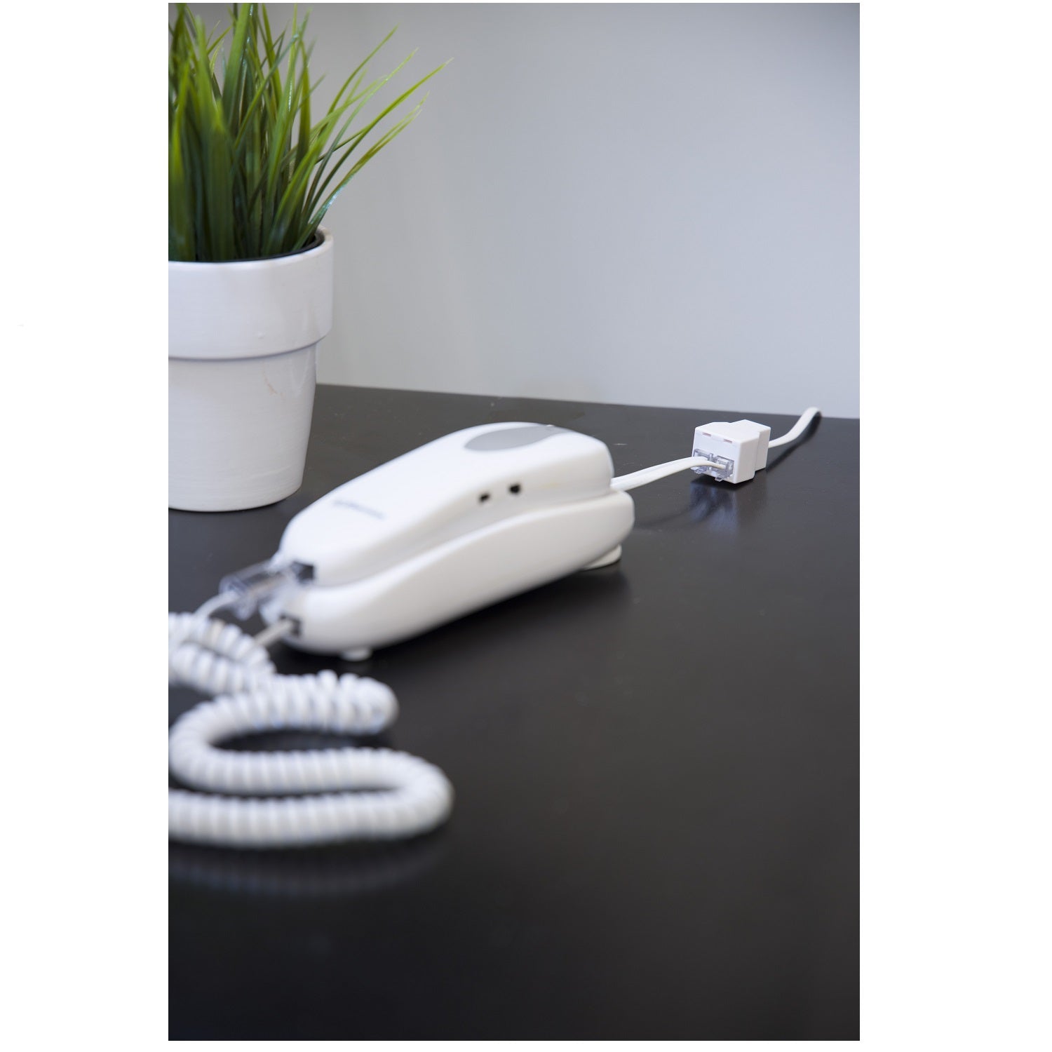 Power Gear 25ft. 2-Jack Phone Line Cord, White