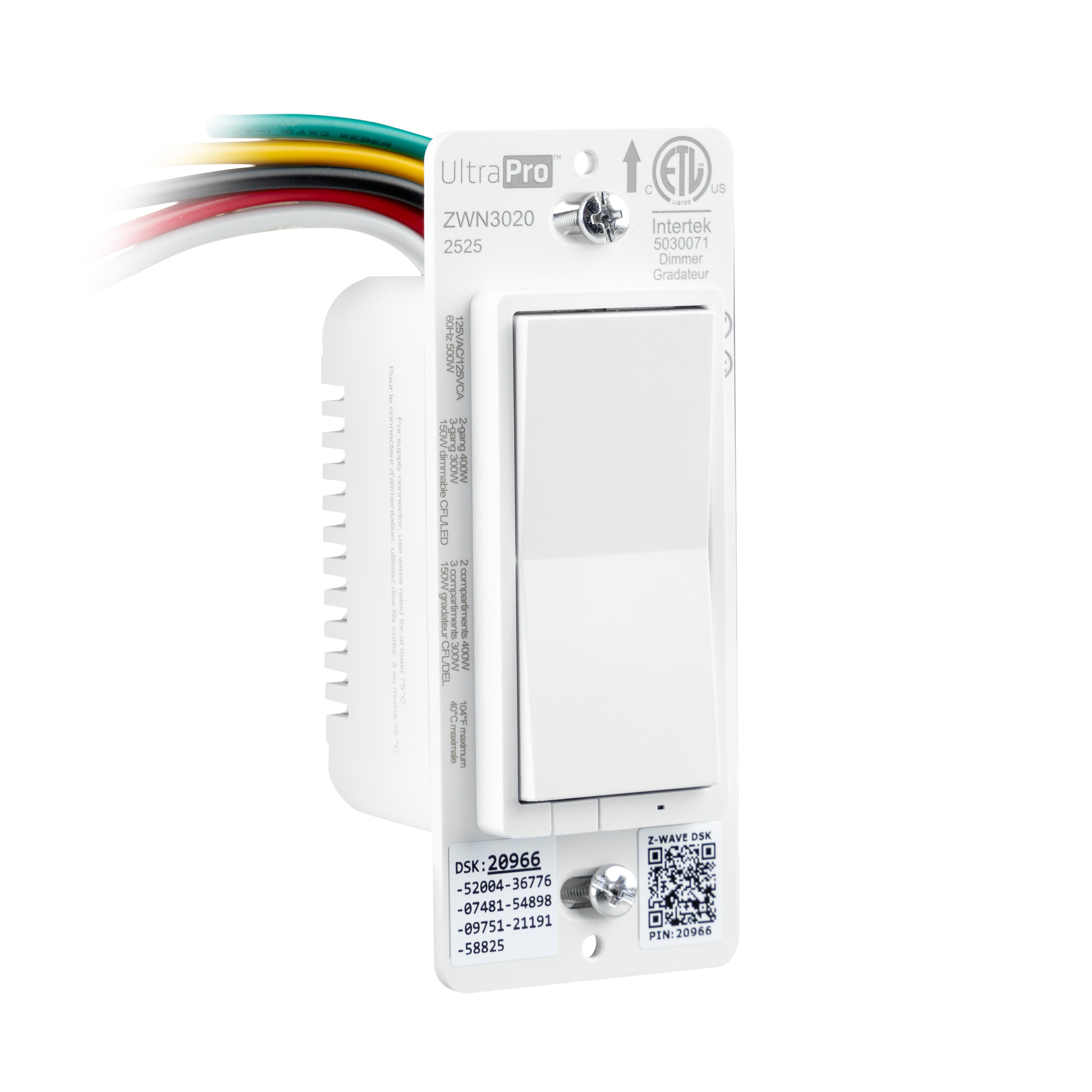 UltraPro 800 Series Z-Wave Dimmer, 4 Pack