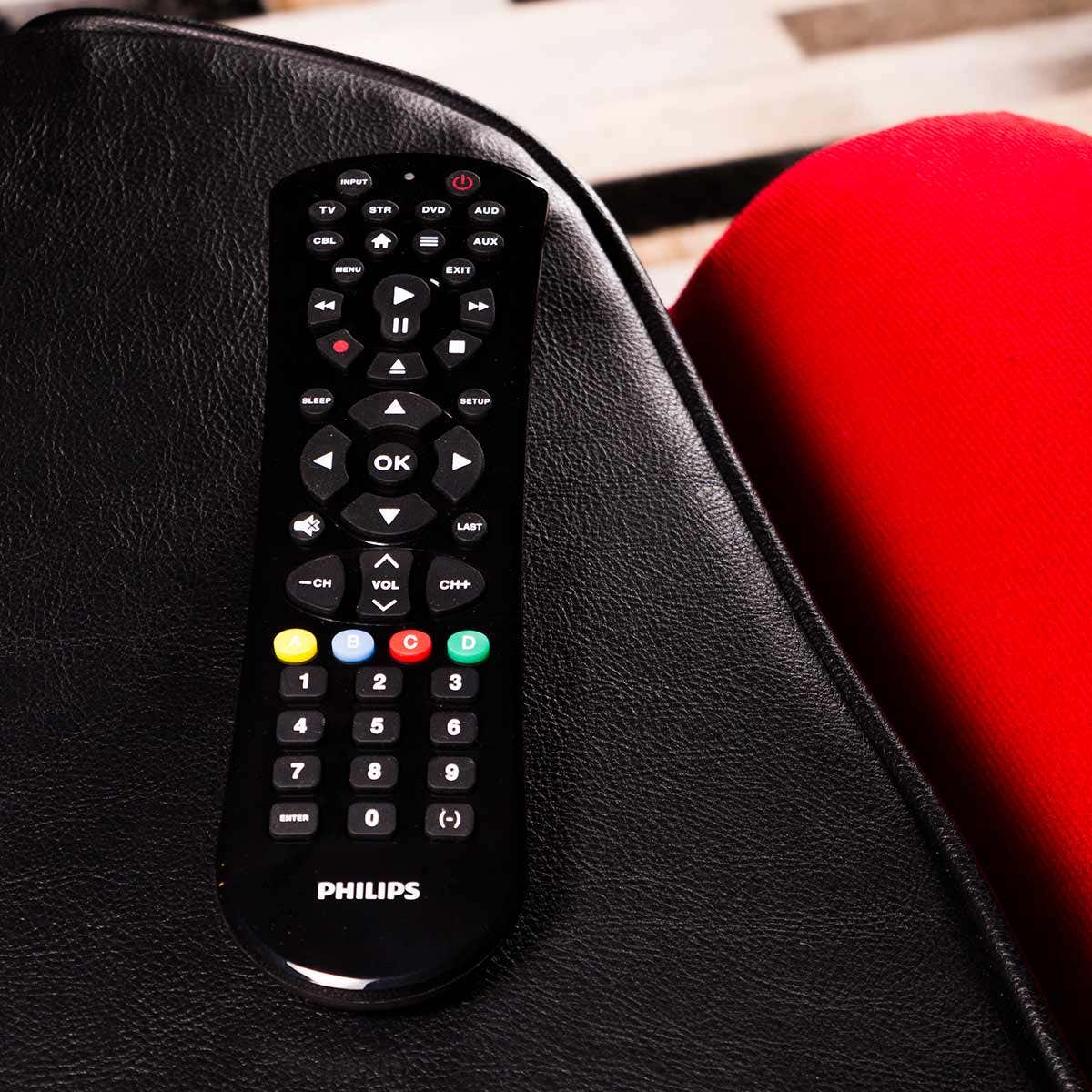 Philips 6-Device Universal Remote, Black