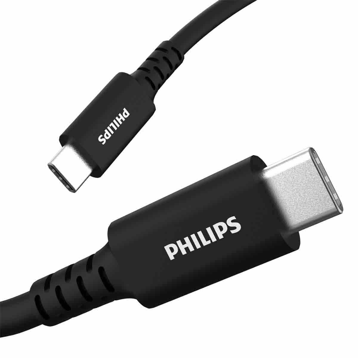 Philips 6ft. USB-C Charging Cable, Black