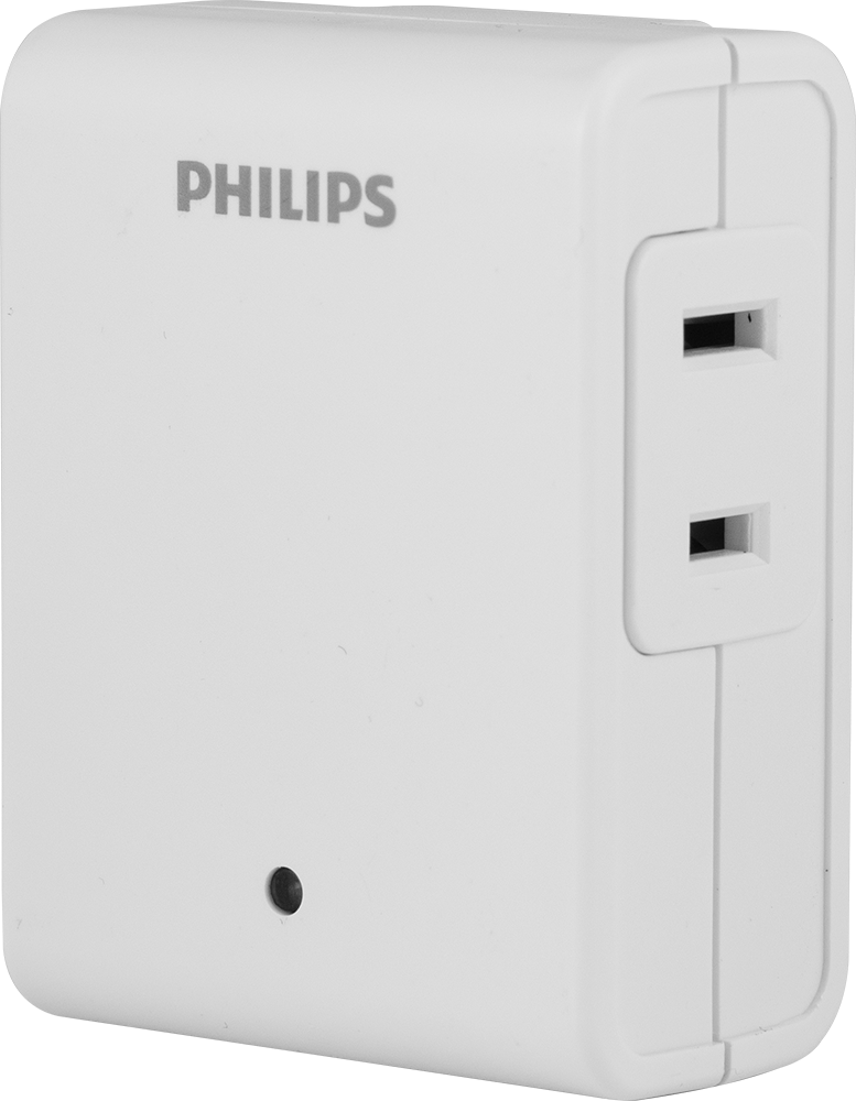 Philips Plug-In On/Off Switch with Snowman Remote, White