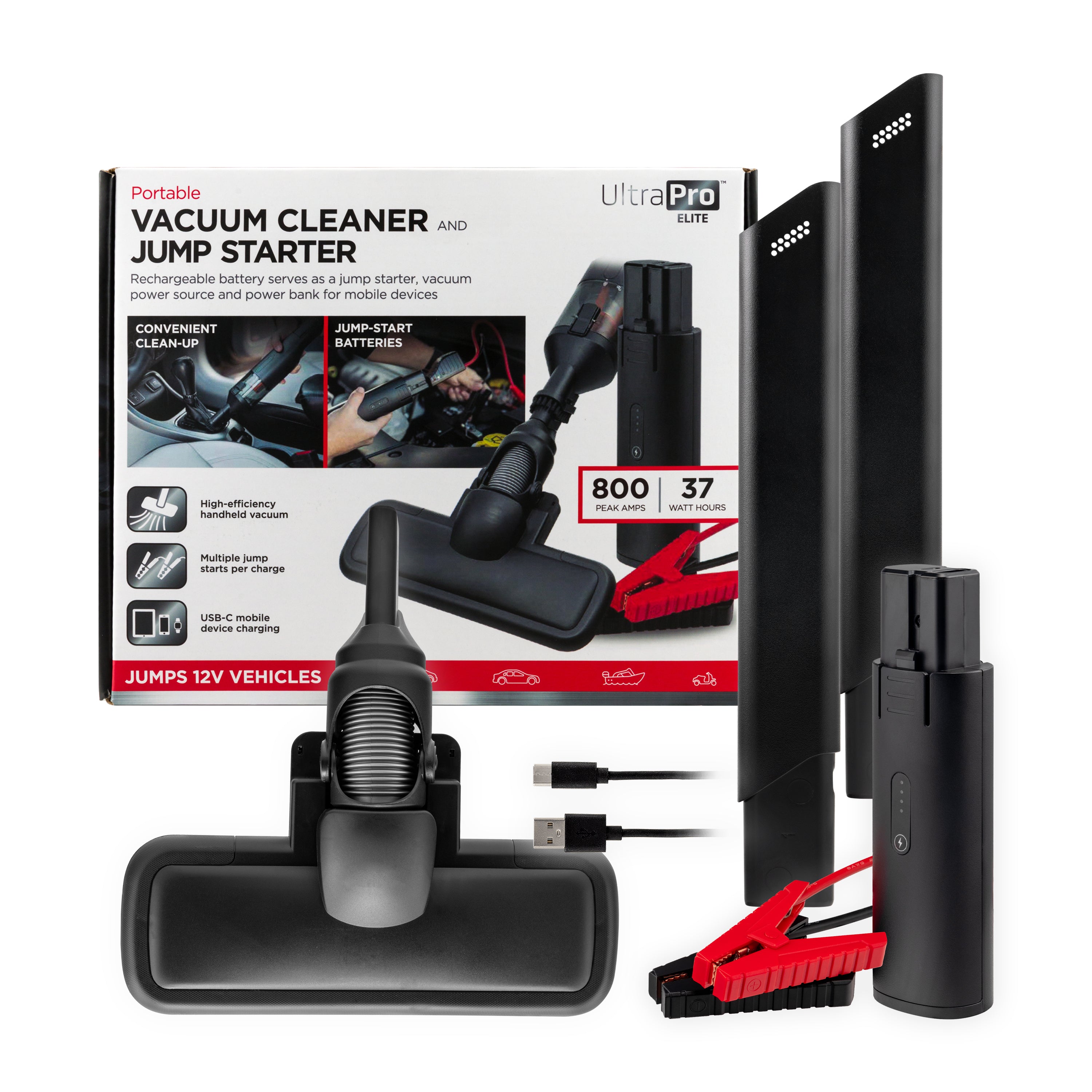 UltraPro Elite Portable Vacuum Cleaner and Jump Starter
