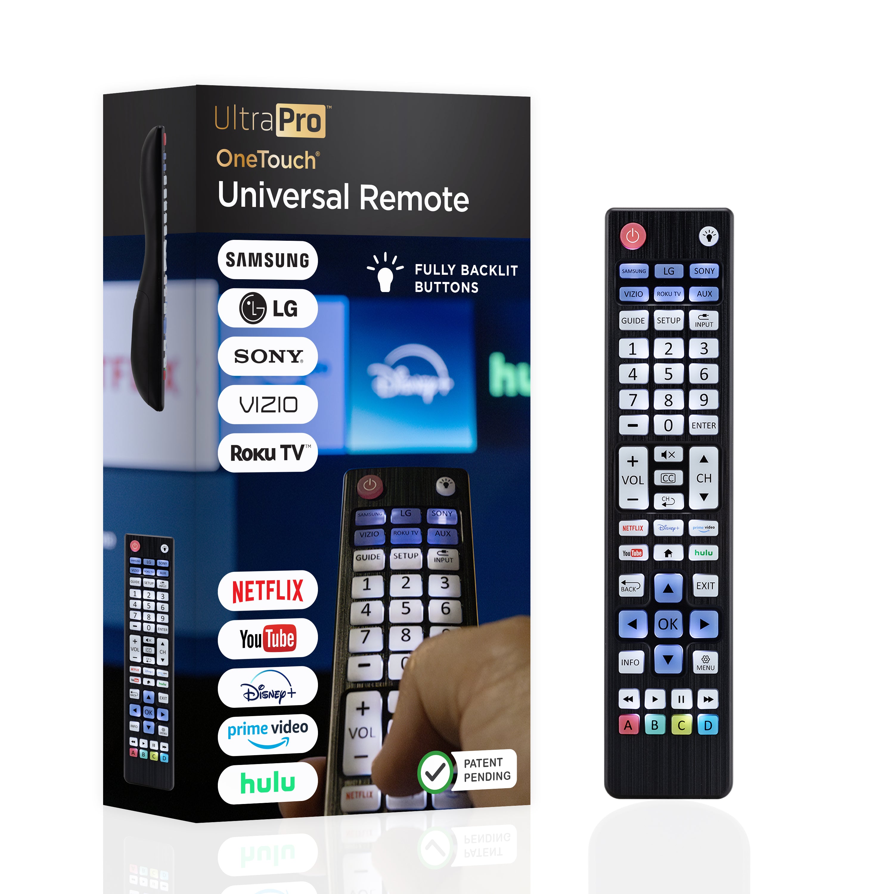 UltraPro One-Touch Replacement Remote, Backlit