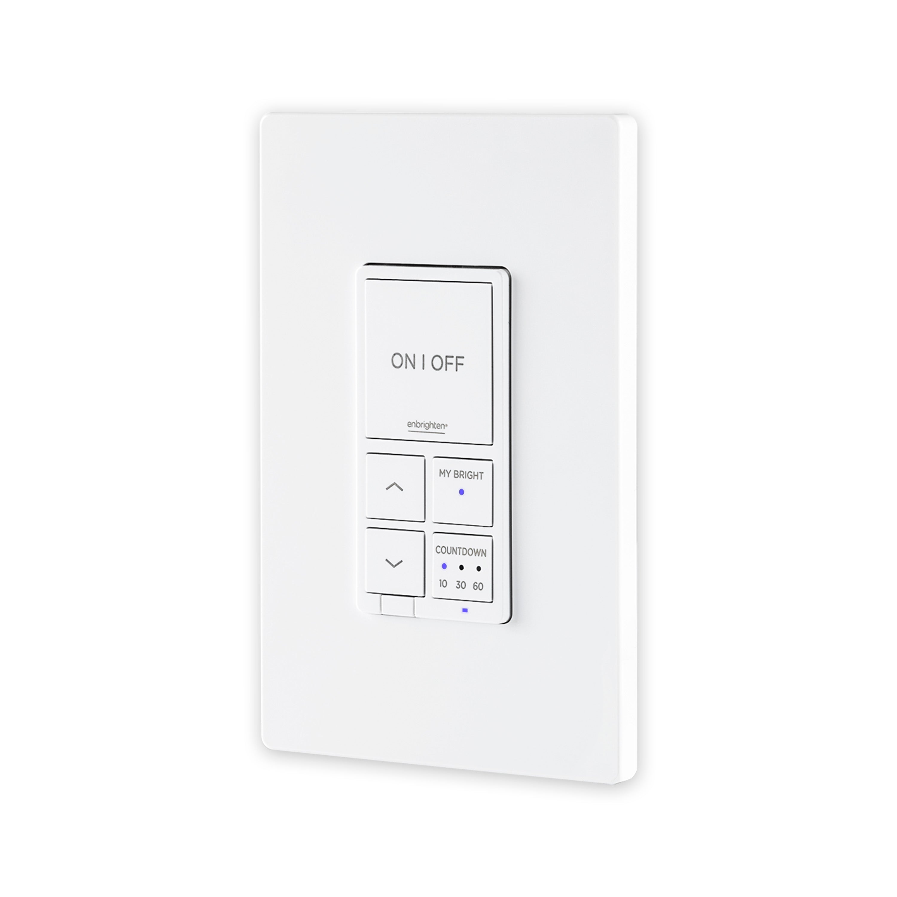 Enbrighten Pro Smart Dimmer Light Switch, Matter, Countdown & 2 MyBright