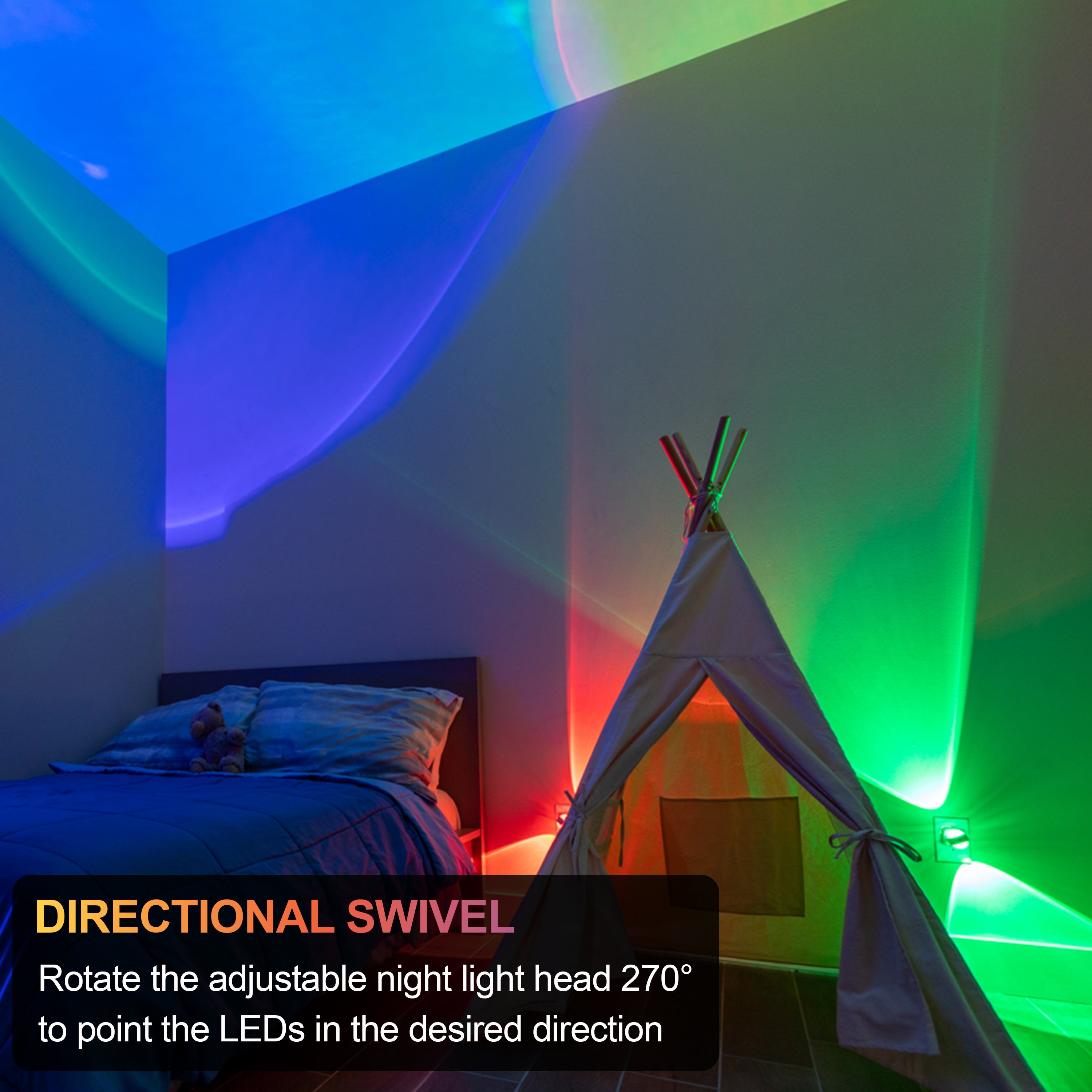 GE Swivel Sconce LED Night Lights