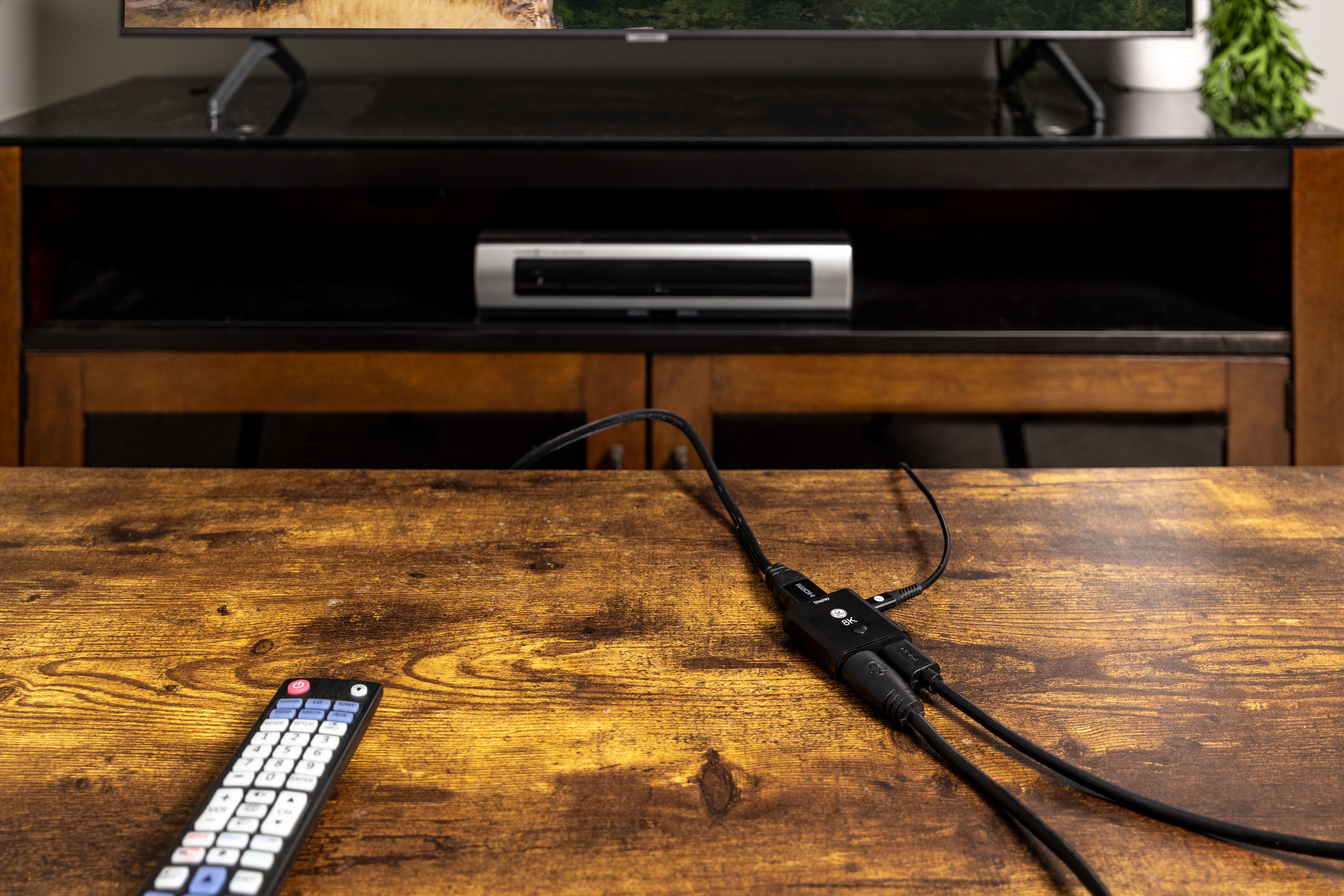 GE-branded 2-Device 8K HDMI Switch