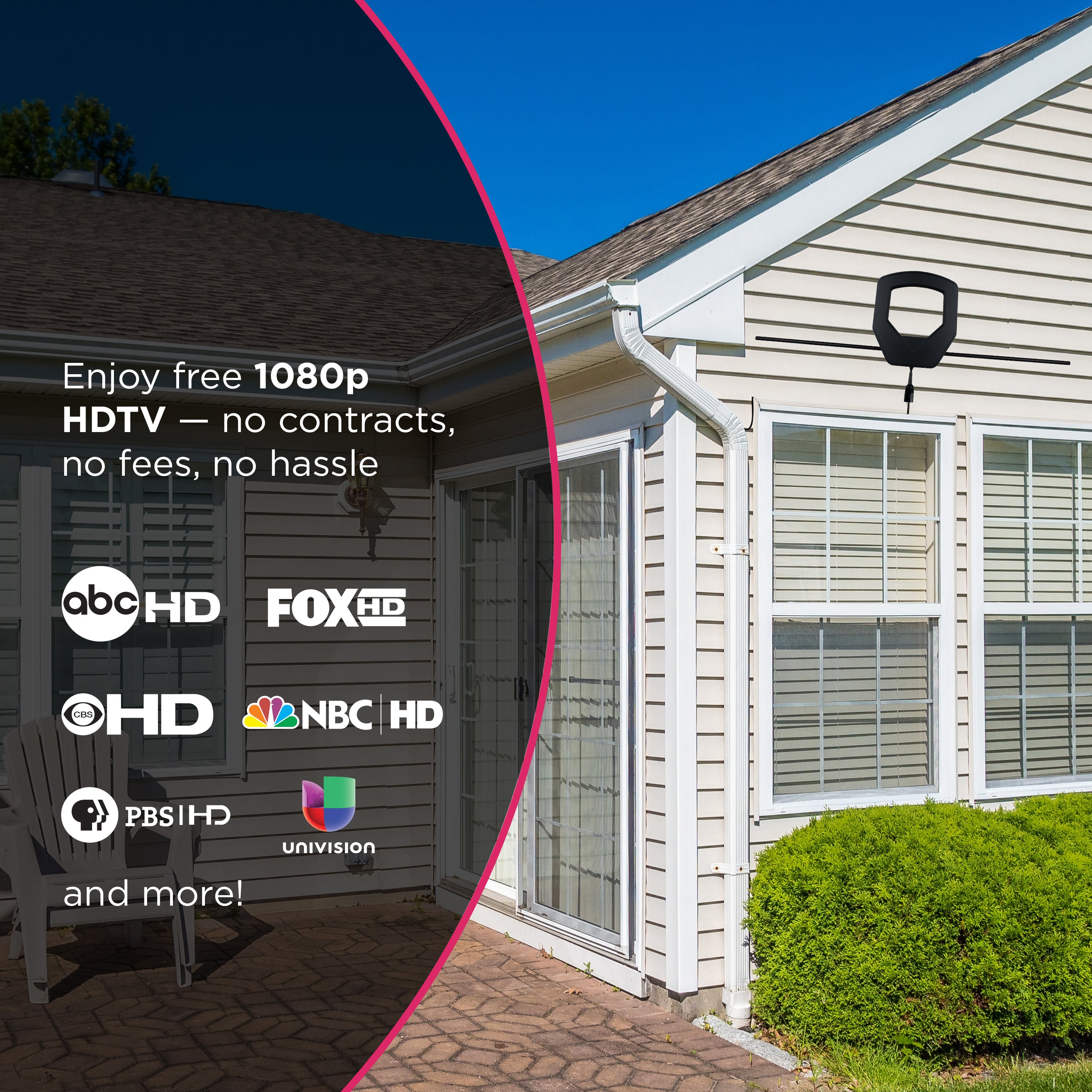 GE-branded UltraPro Optima Outdoor HD Antenna