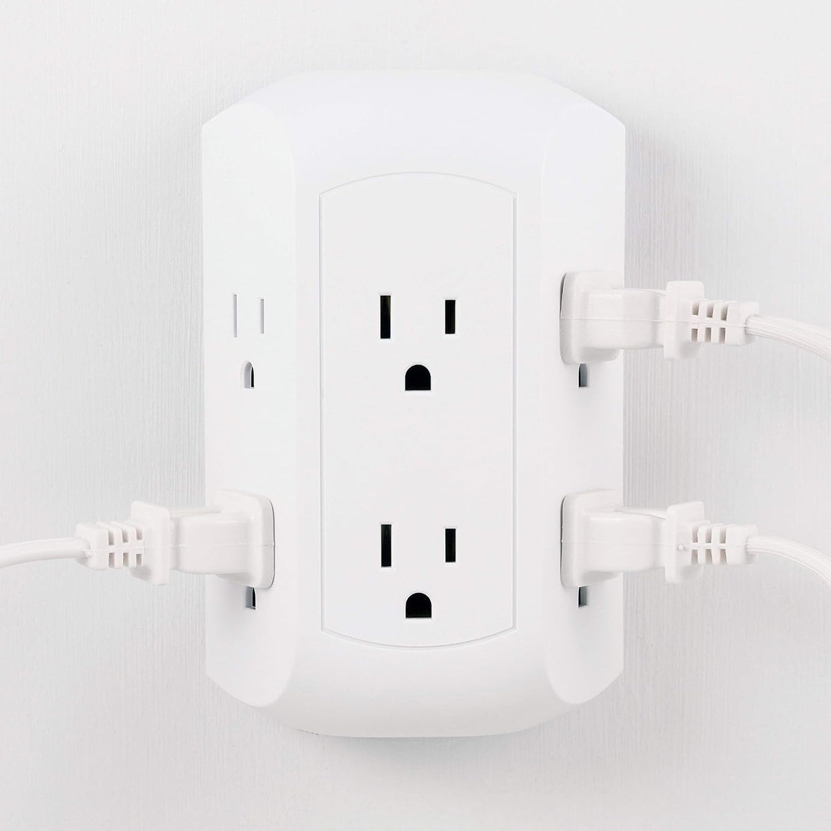 GE Pro Side-Access Surge Protector, White