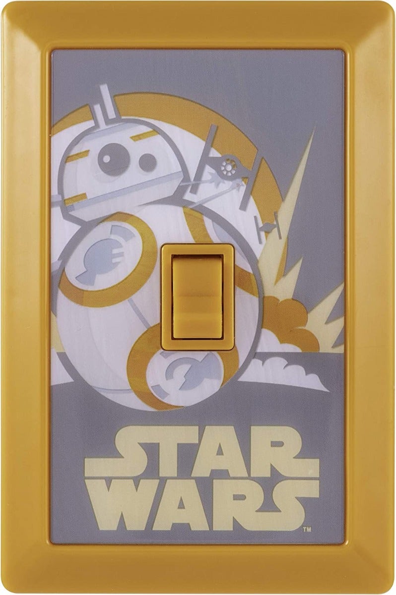 Star Wars BB-8 Battery Operated LED Light Switch, Gold