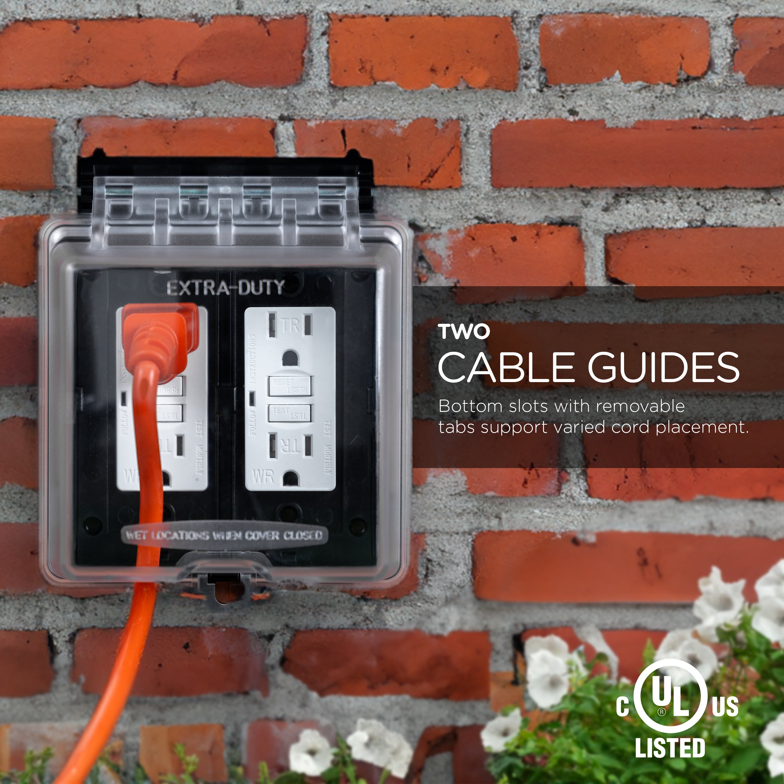 UltraPro 2-Gang Outdoor Electrical Outlet Cover