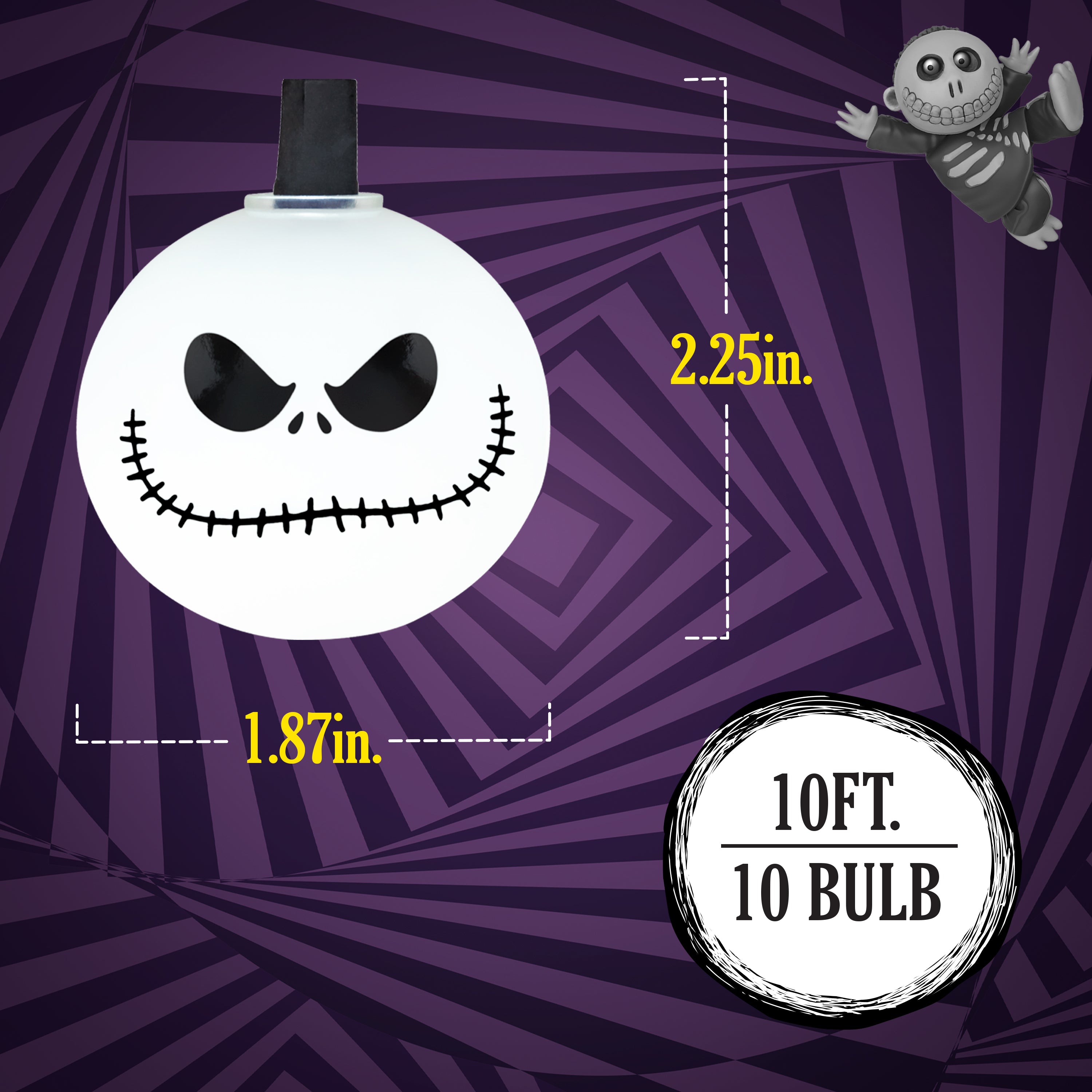 Disney Jack Skellington String Lights