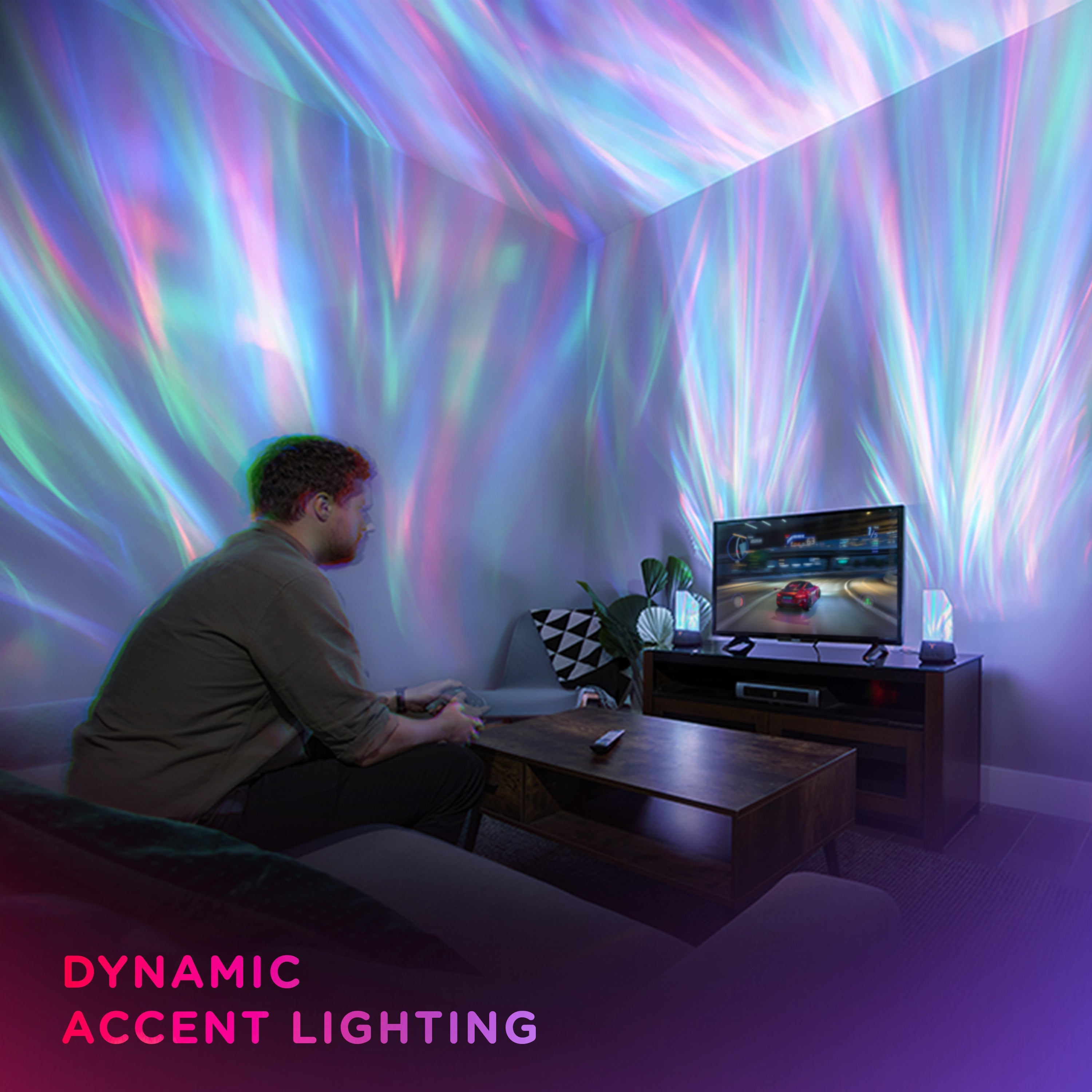 Enbrighten WiFi VIBE Galaxy Projector Titan Tower Night Lights