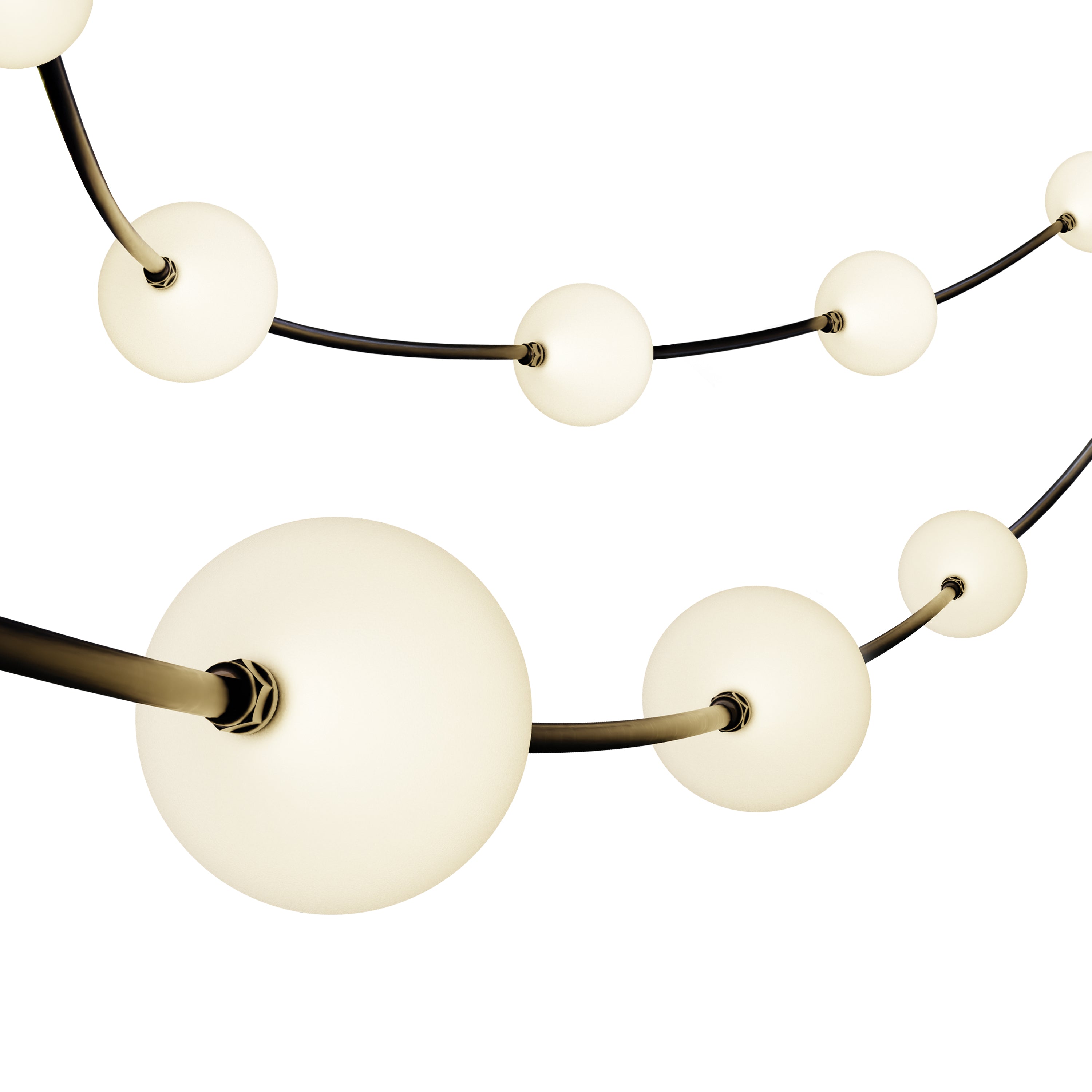 Enbrighten Globe String Lights 12 Bulbs, 44ft.