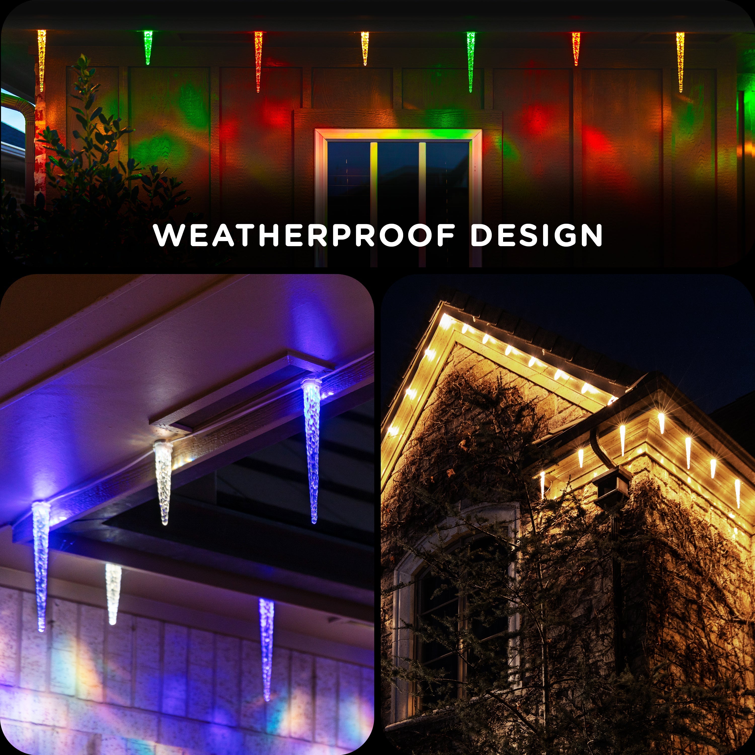 Enbrighten VIBE Eternity Lights Icicle Accessories, 12 Pack