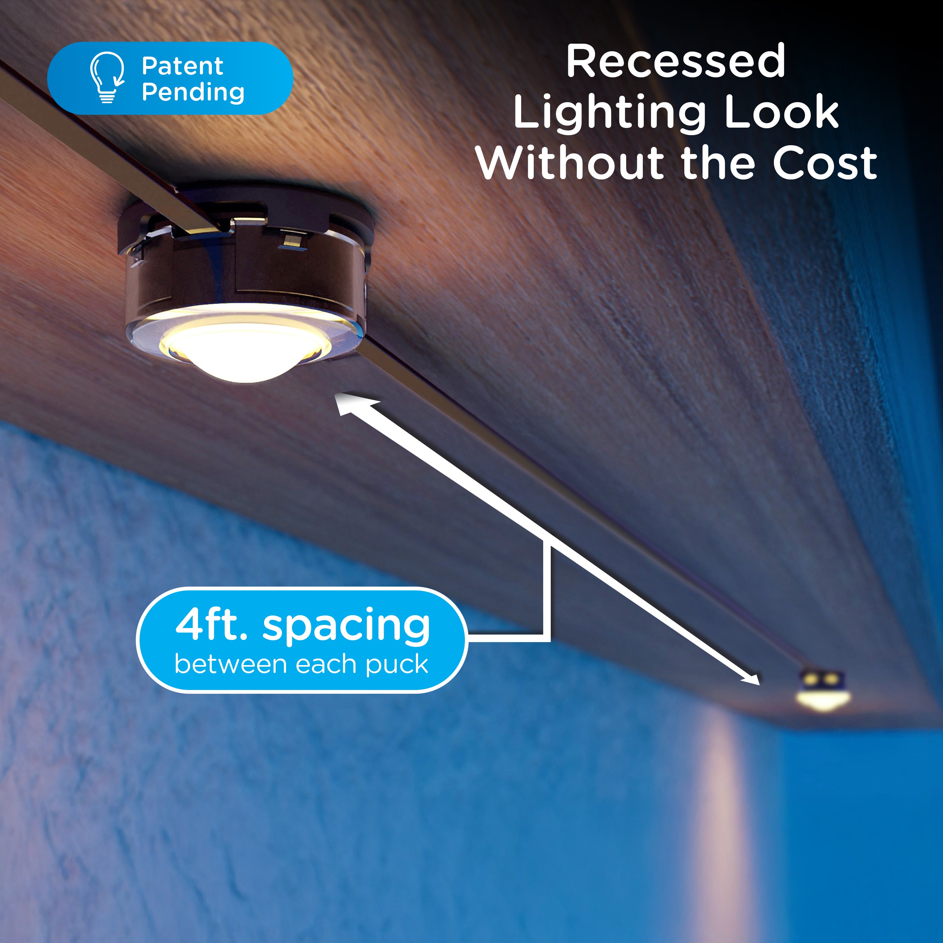 Enbrighten VIBE WiFi Color-Changing Permanent Outdoor Eternity Accent Lights, 24 Lights, 100ft. Black Cord