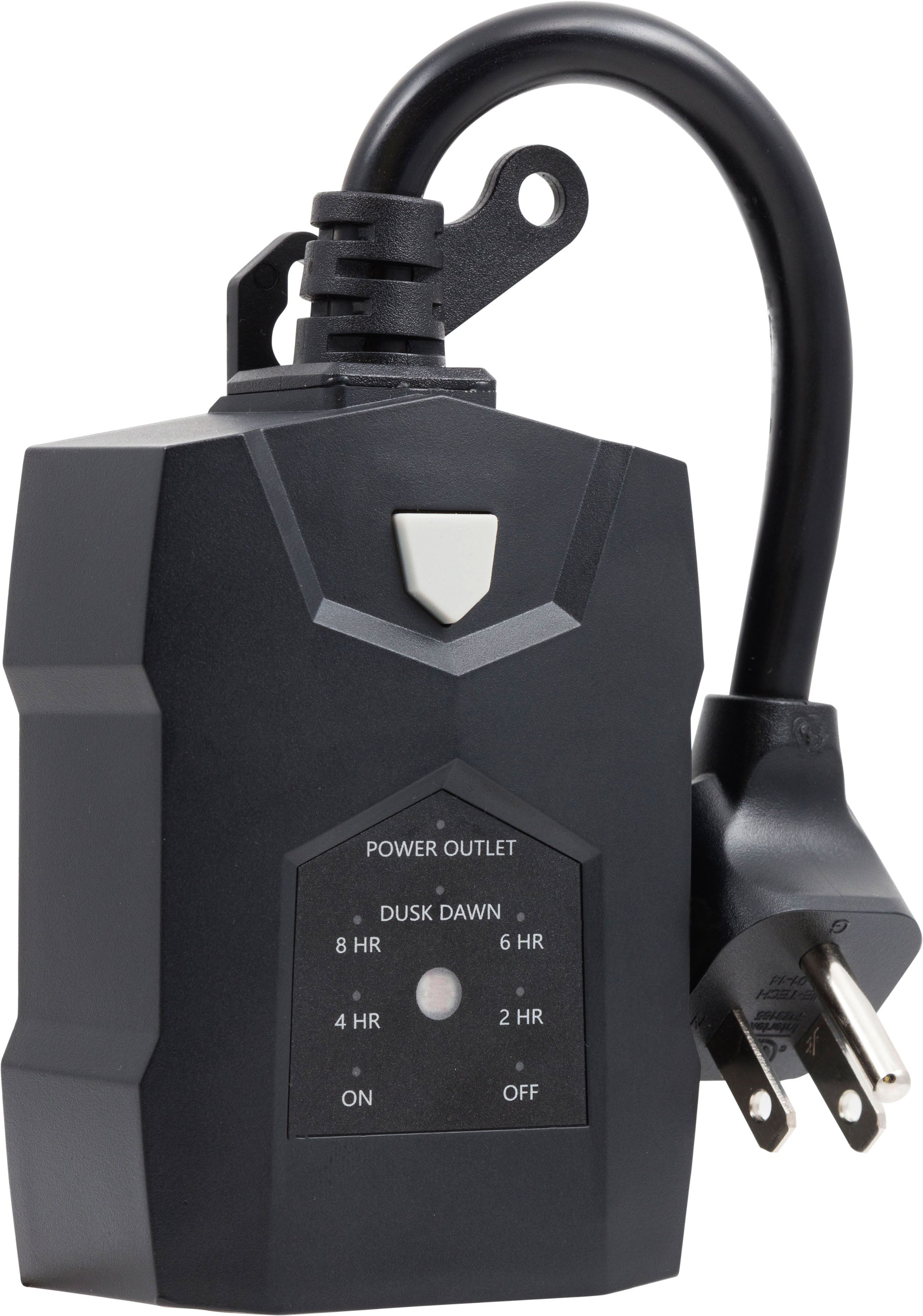 UltraPro 2-Outlet Outdoor Light-Sensing Digital Timer