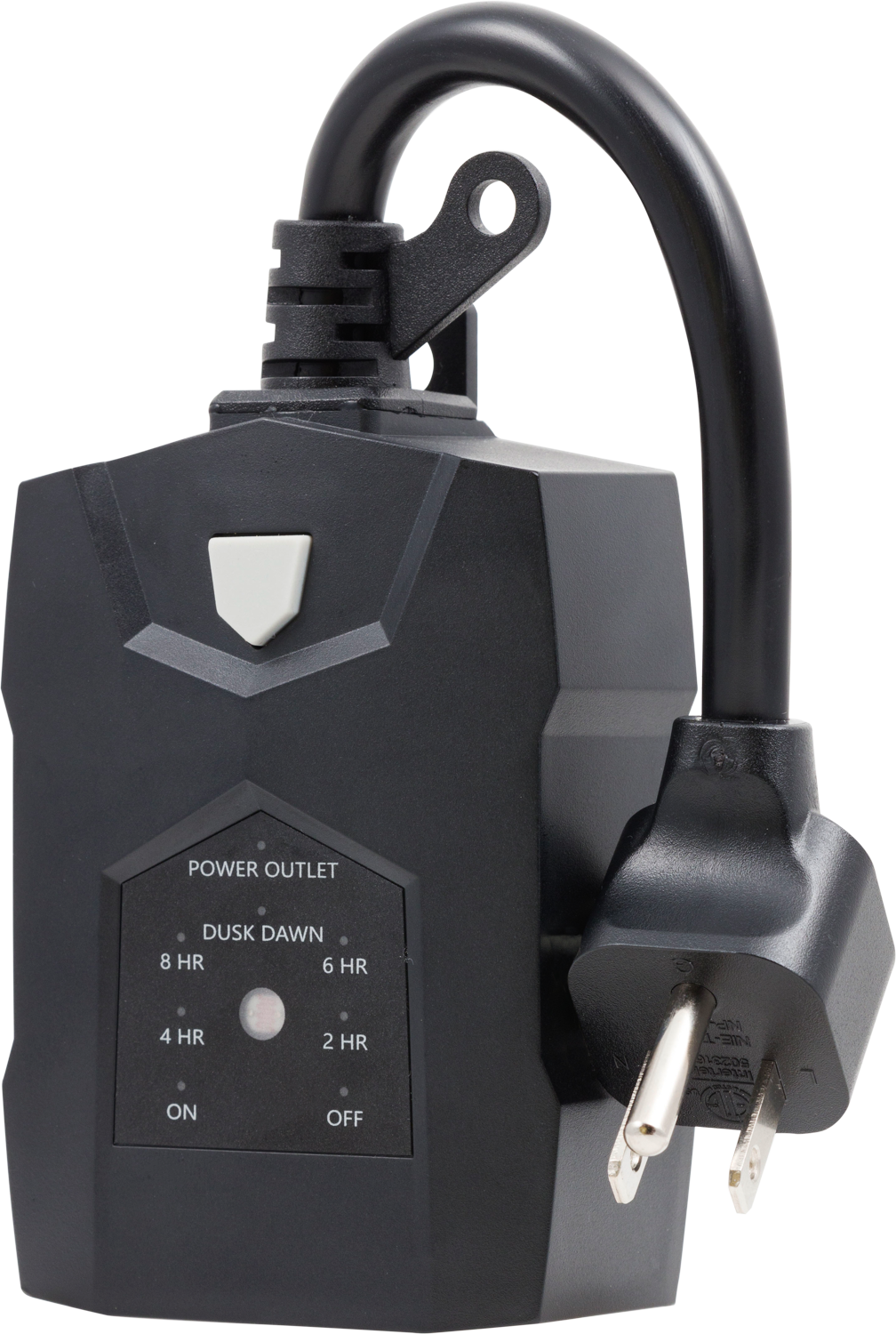 UltraPro 2-Outlet Outdoor Light-Sensing Digital Timer