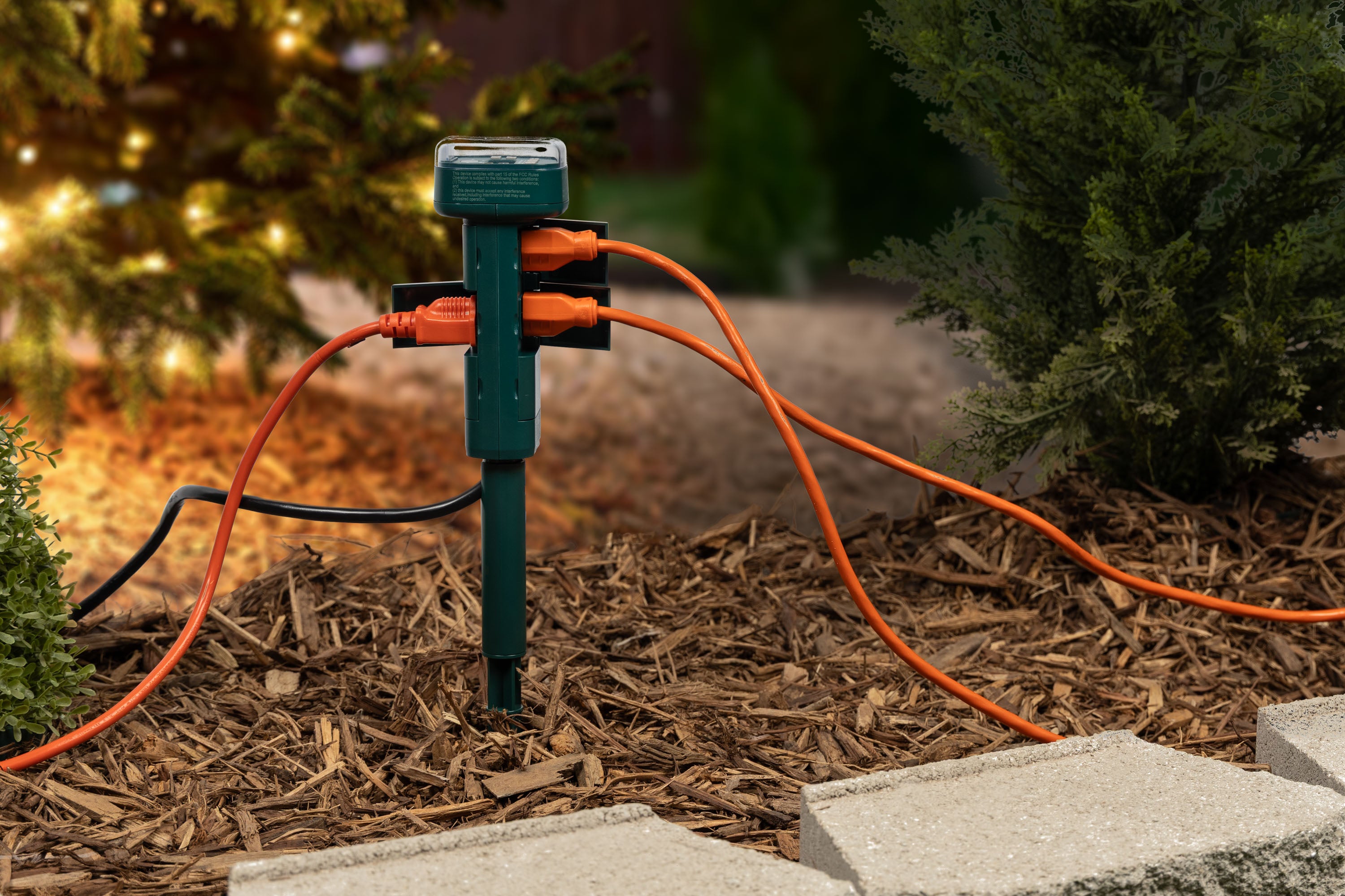 UltraPro 6-Outlet Outdoor Yard Stake Timer