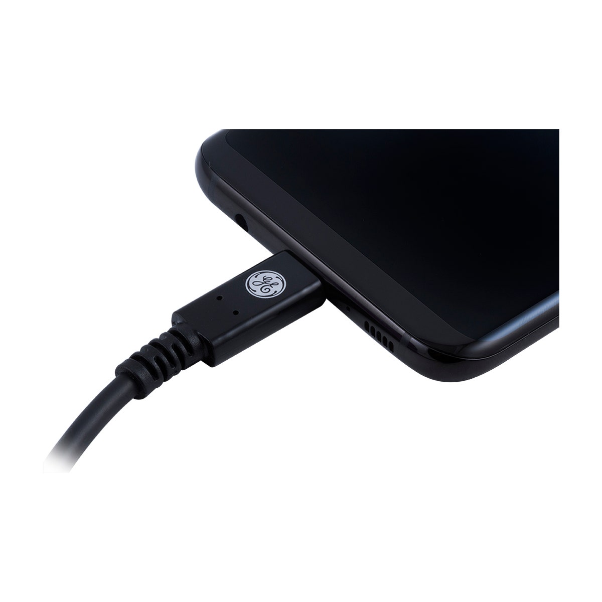 GE 6.5 ft. USB-C Charging Cable, Black