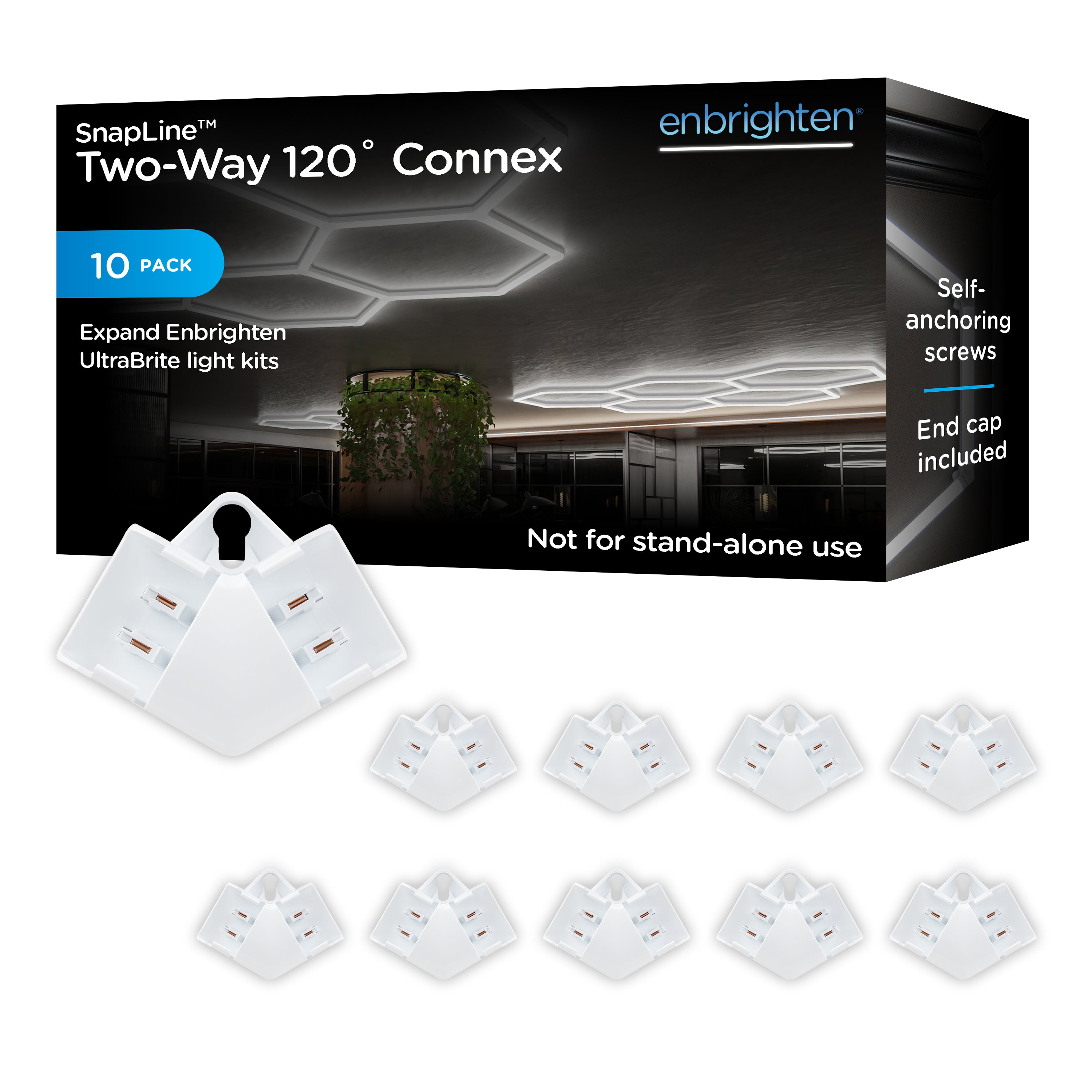 Enbrighten SnapLine Two-Way 120-degree Connex 10 Pack – Jasco