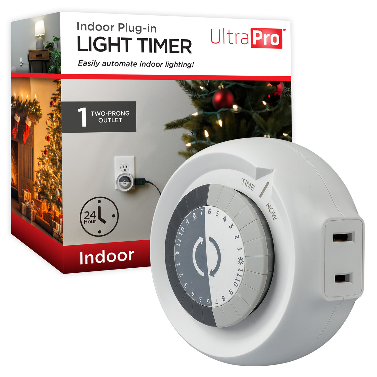 UltraPro 24-Hour 1-Outlet Plug-in Mechanical Timer