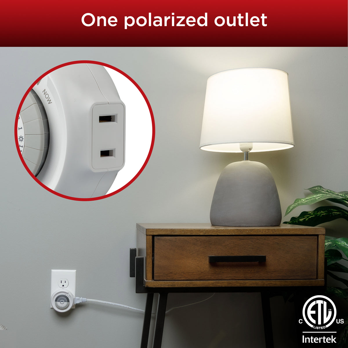 UltraPro 24-Hour 1-Outlet Plug-in Mechanical Timer, 2 Pack