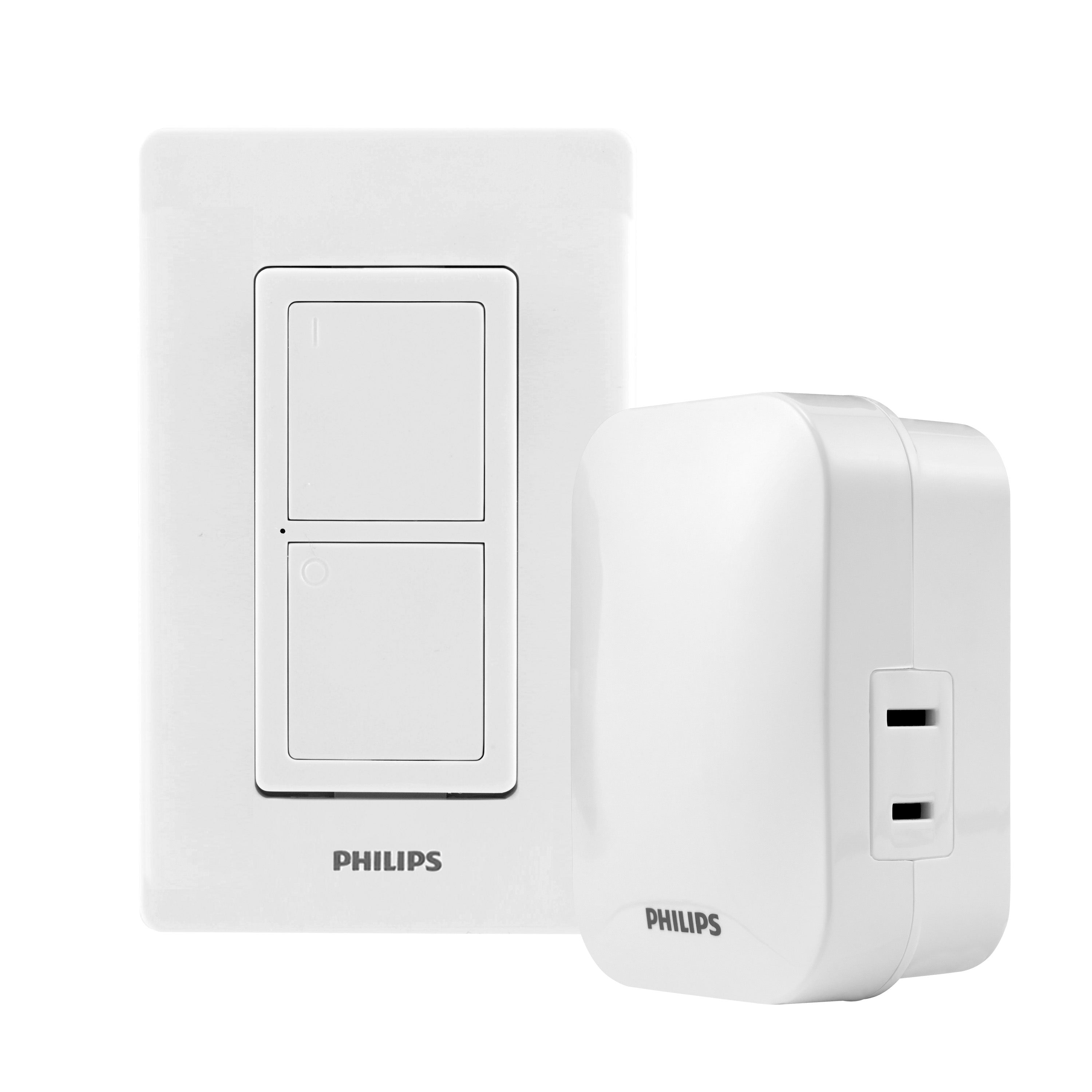 Philips Wireless On/Off Switch with Remote, White