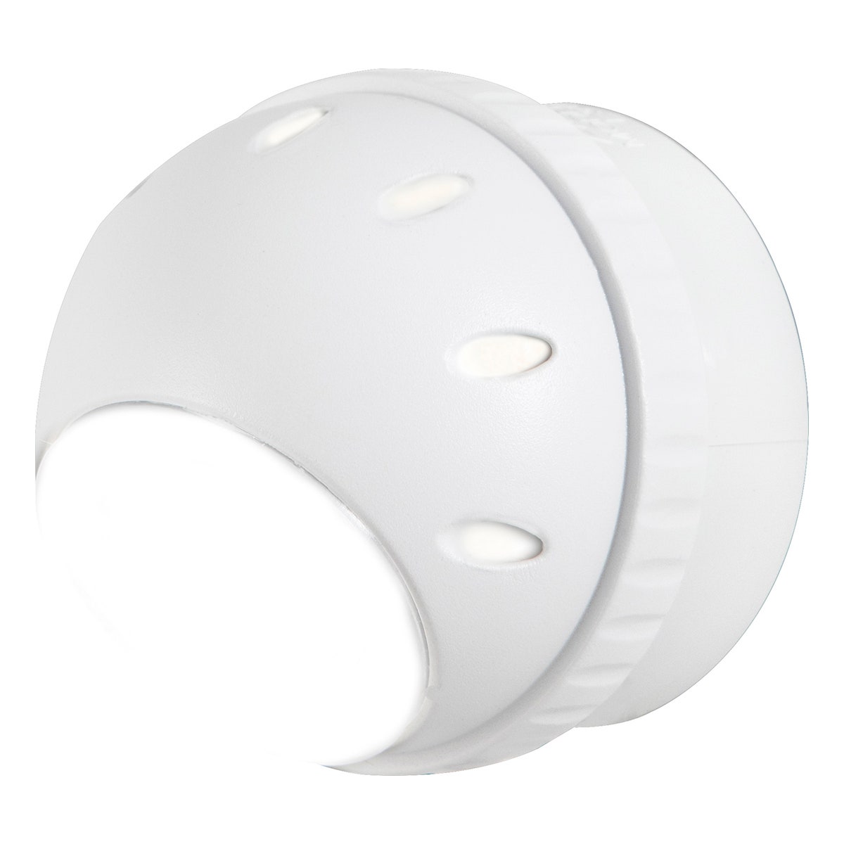 GE Light Sensing Rotating LED Night Light, White