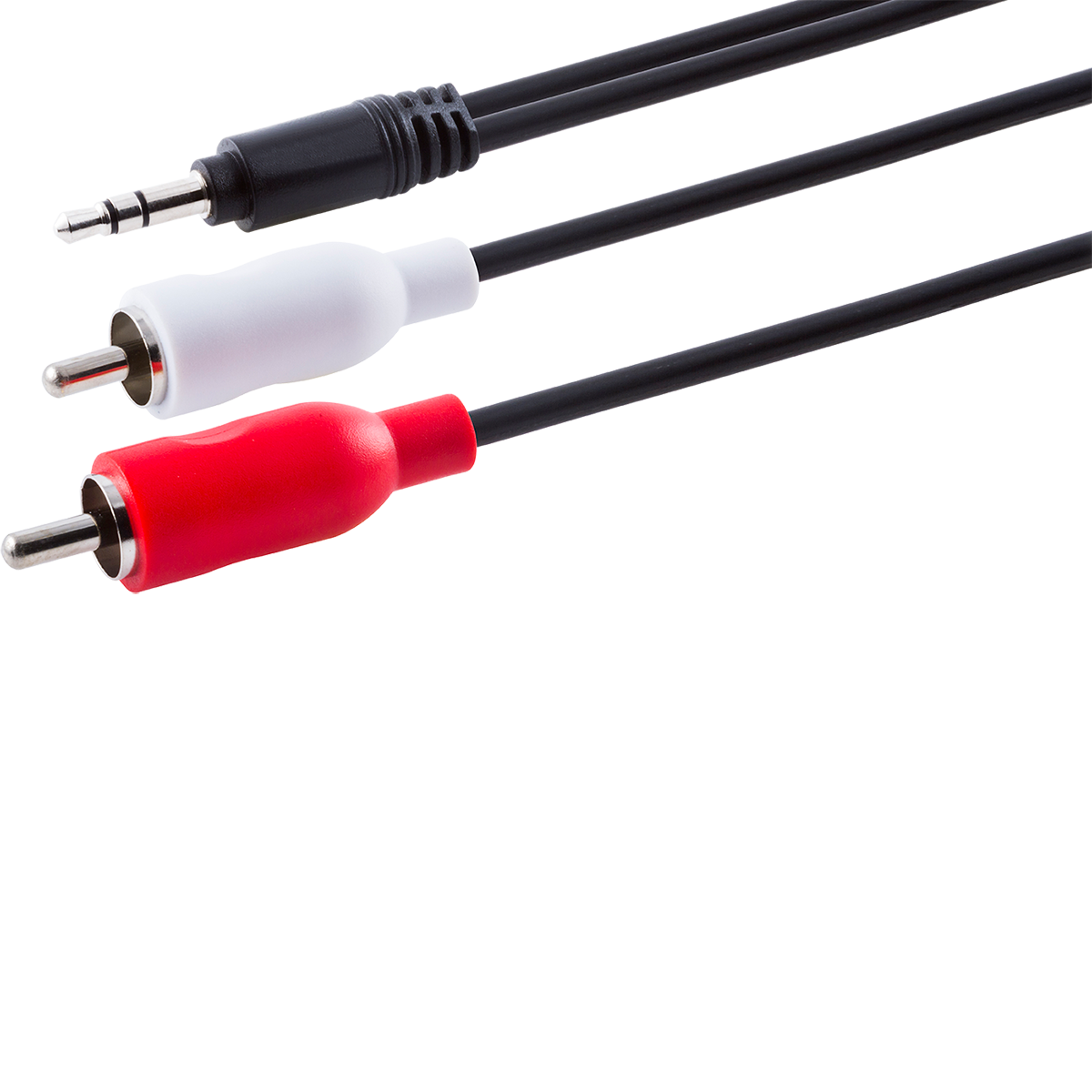 Philips 6 ft. Audio "Y" Adapter, Black