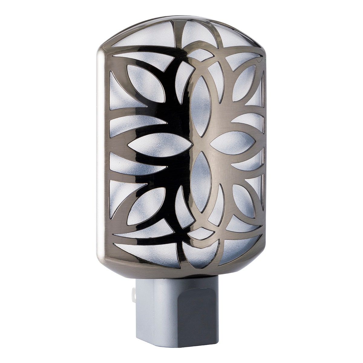 GE Light Sensing LED Night Light, Brushed Nickel