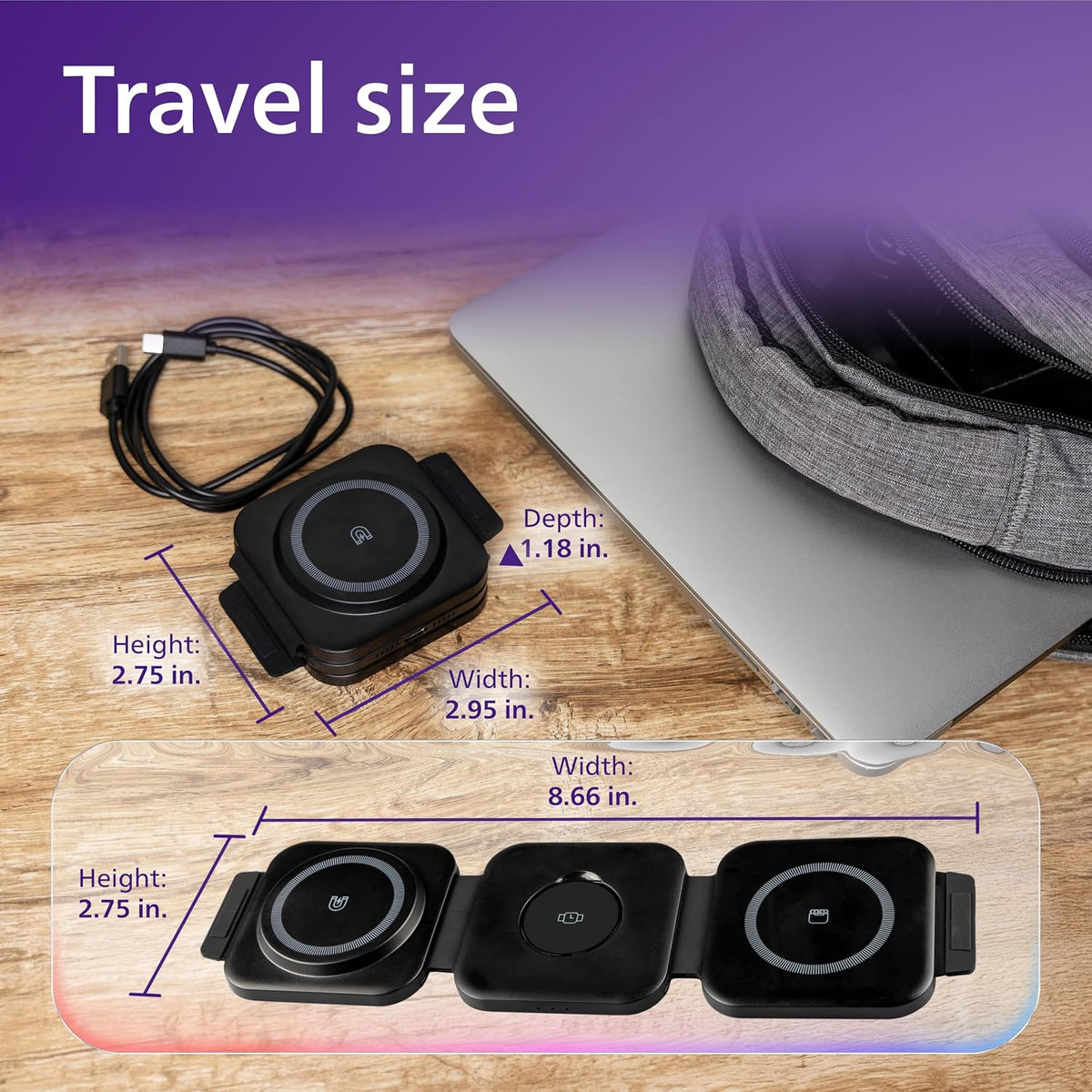 Philips 3-in-1 Foldable Wireless Charger