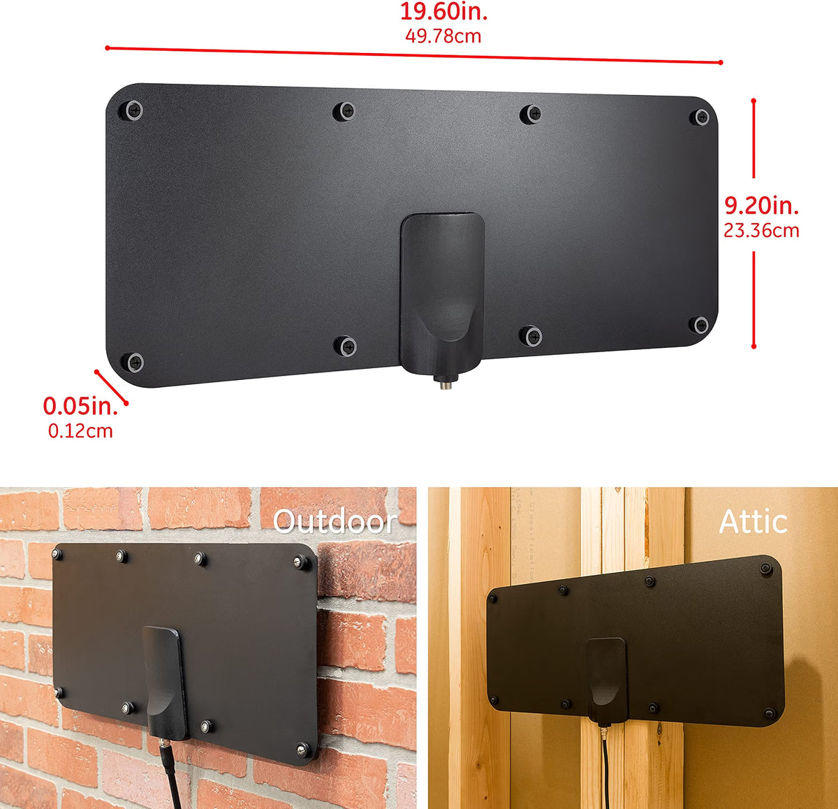 GE-branded Ultra Edge Outdoor HD Antenna